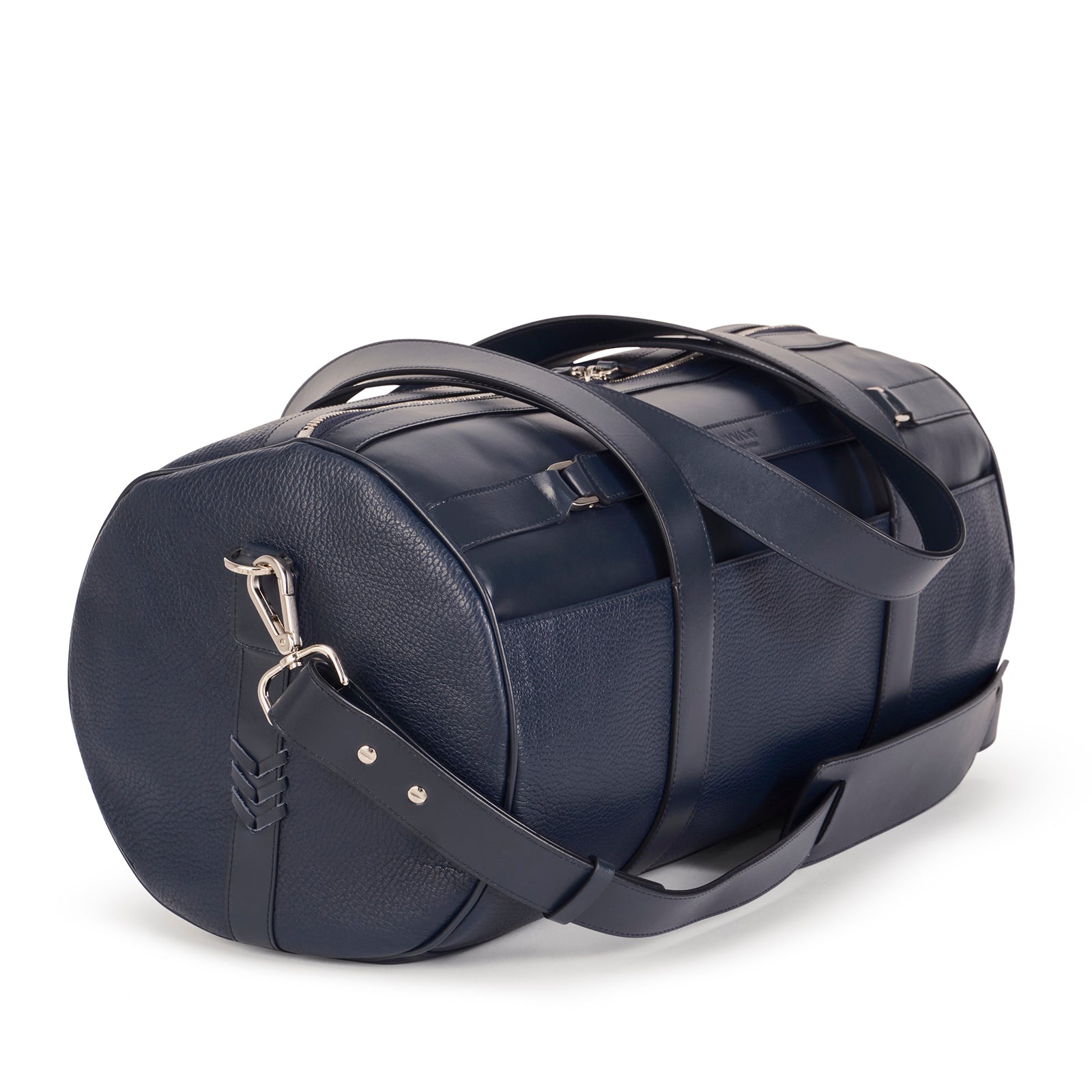 VIVVANT|On-My-Way 皮革輕旅袋 (海軍藍)