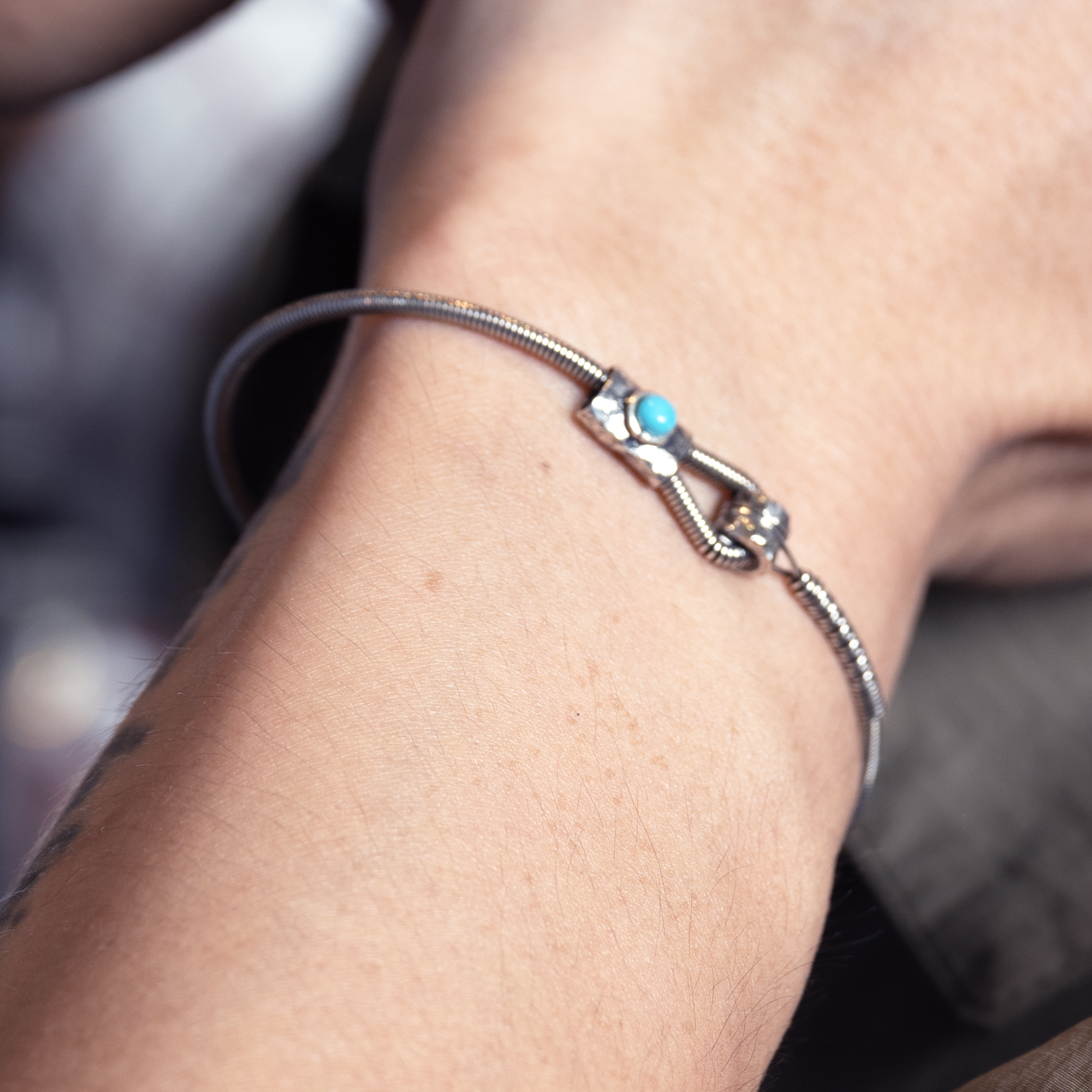 SING A SONG|一弦一念 金屬手鍊 (綠松石)