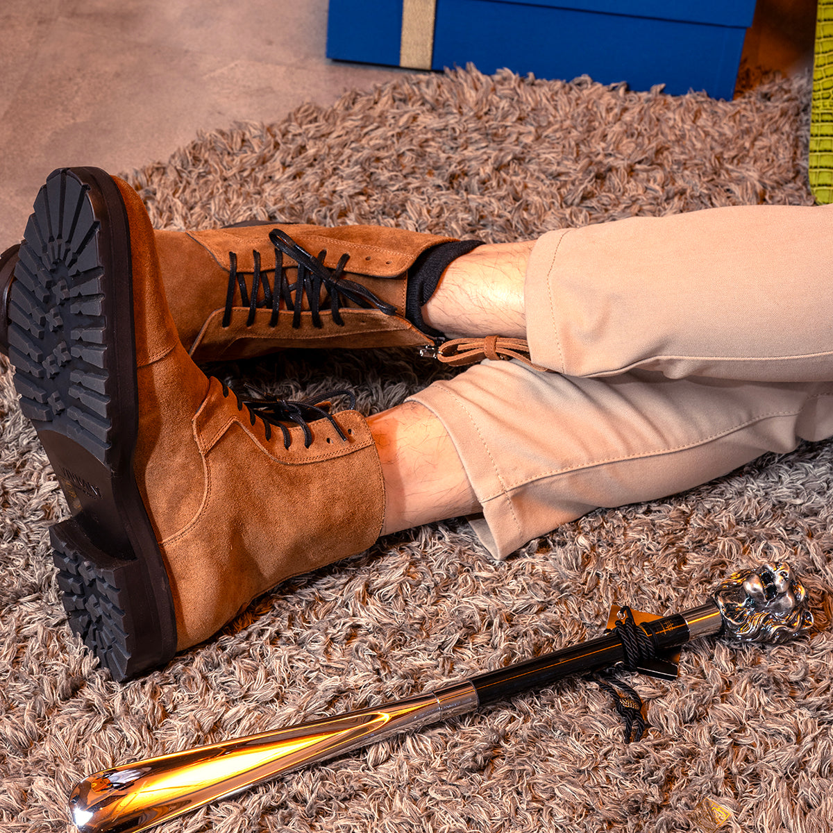 VIVVANT｜Snowdon 駝色麂皮軍靴