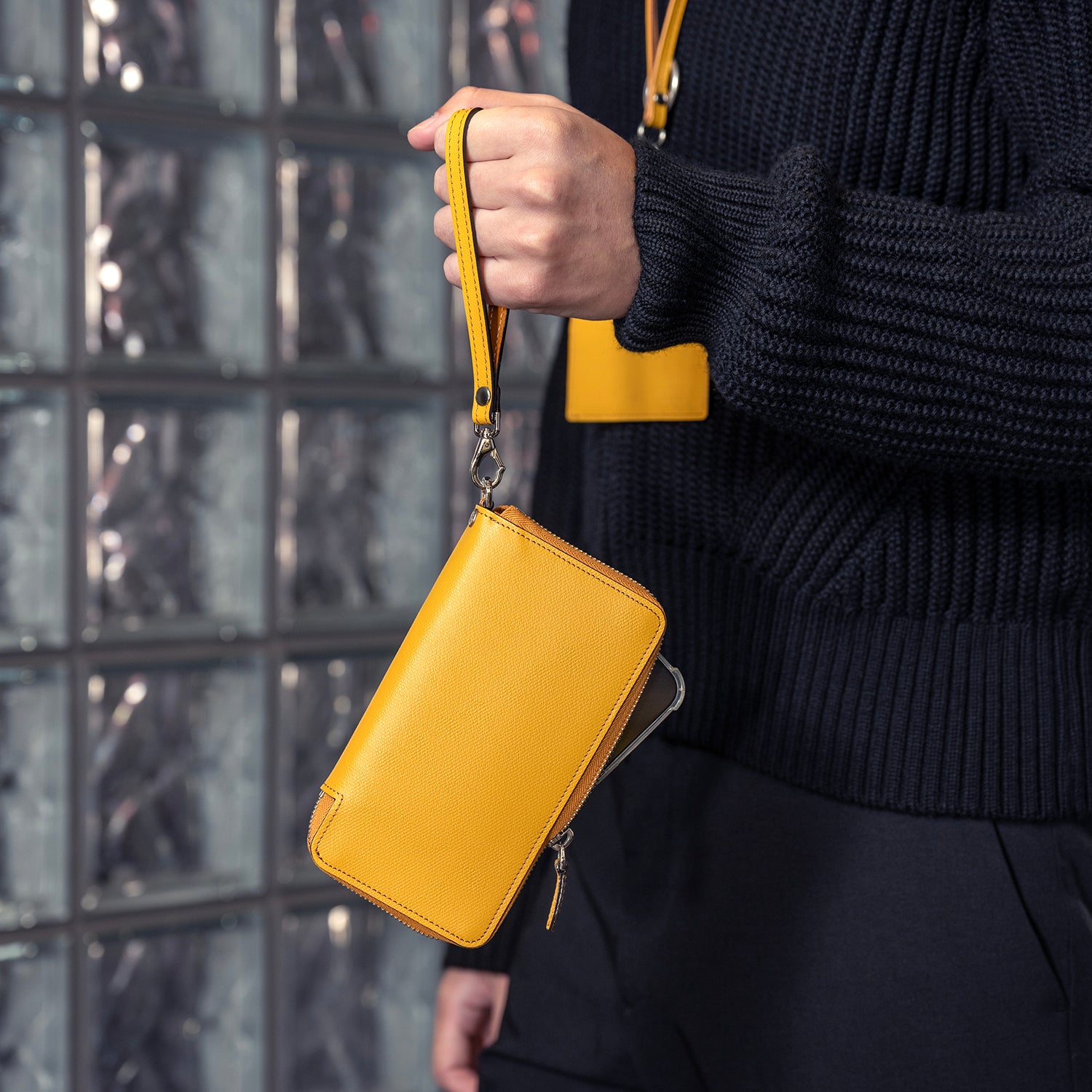 FUJITAKA｜Device 手機收納長夾 (黃)