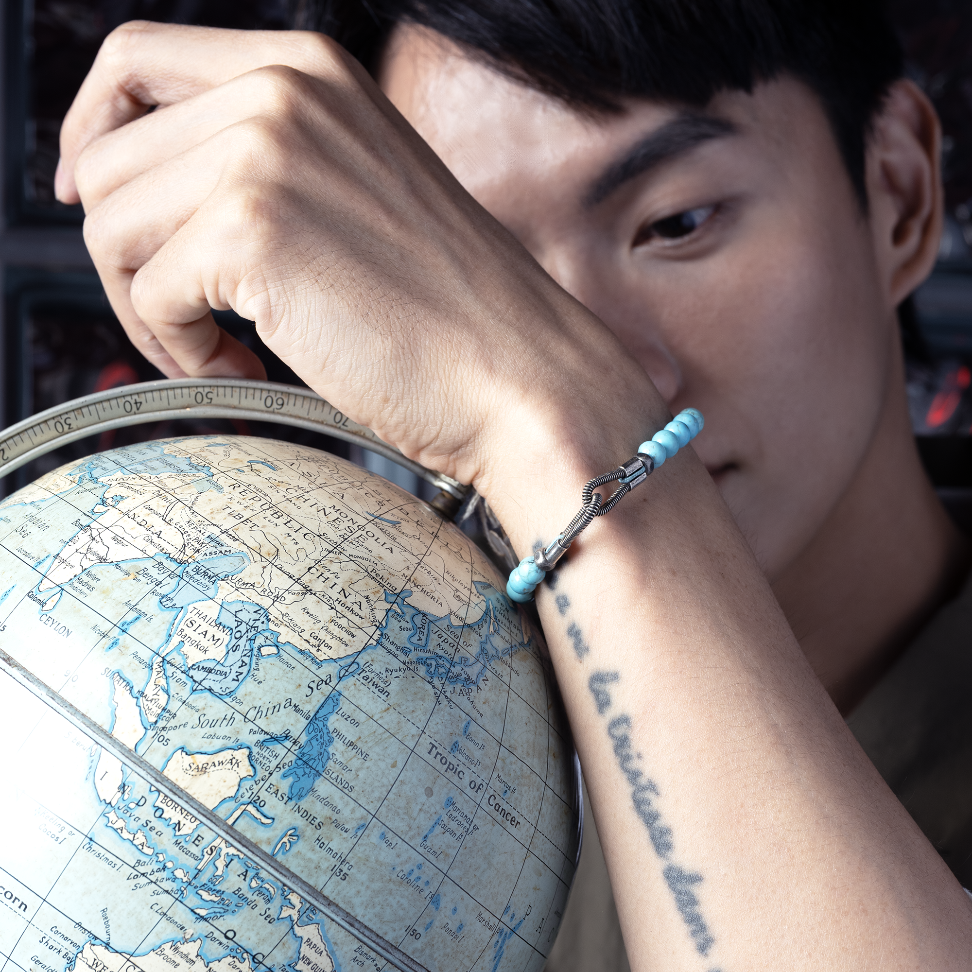 SING A SONG｜一弦一念 礦石手鍊 (單圈 / 綠松石)