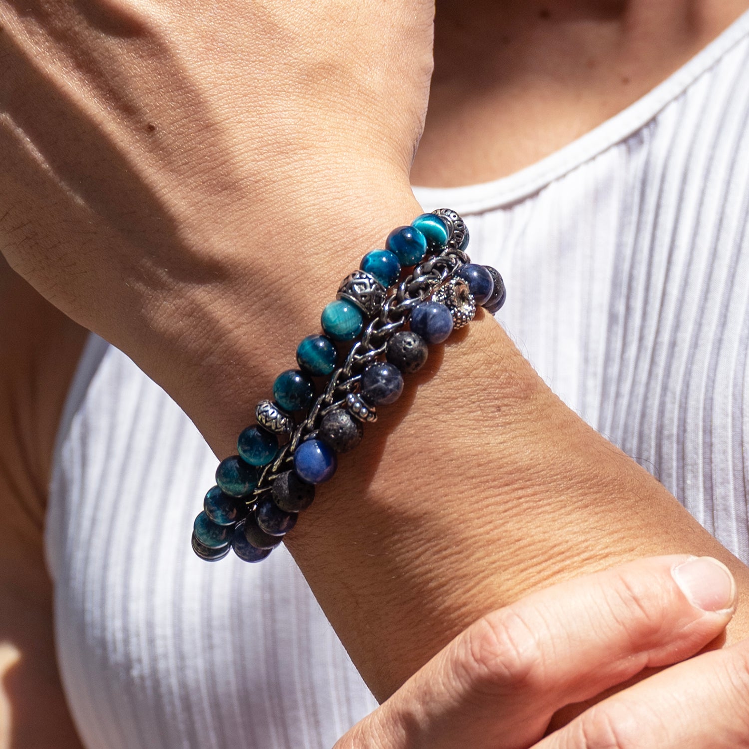 MANCINO｜左腕星河 礦石手鍊 Stack/02