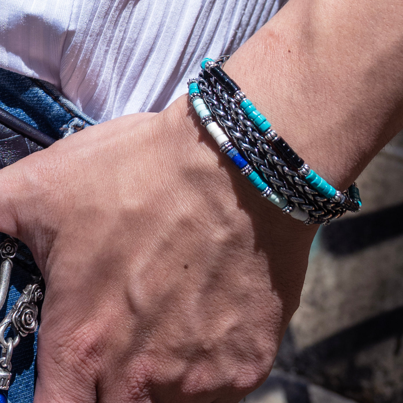 MANCINO｜左腕星河 礦石手鍊 Stack/07