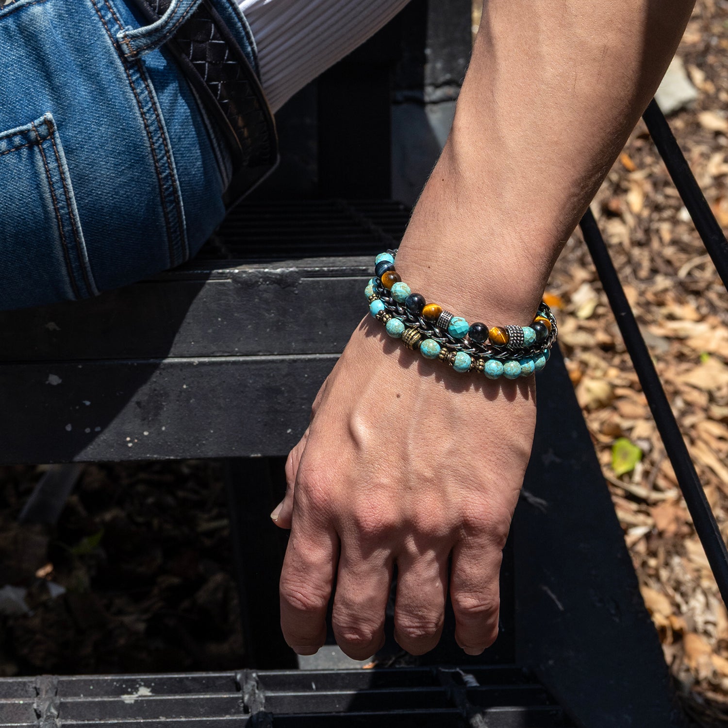 MANCINO｜左腕星河 礦石手鍊 Stack/04