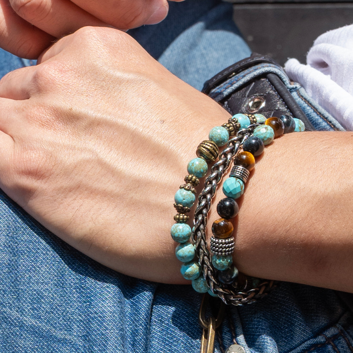 MANCINO｜左腕星河 礦石手鍊 Stack/04