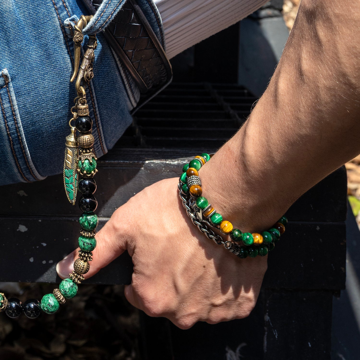 MANCINO｜左腕星河 礦石手鍊 Stack/05