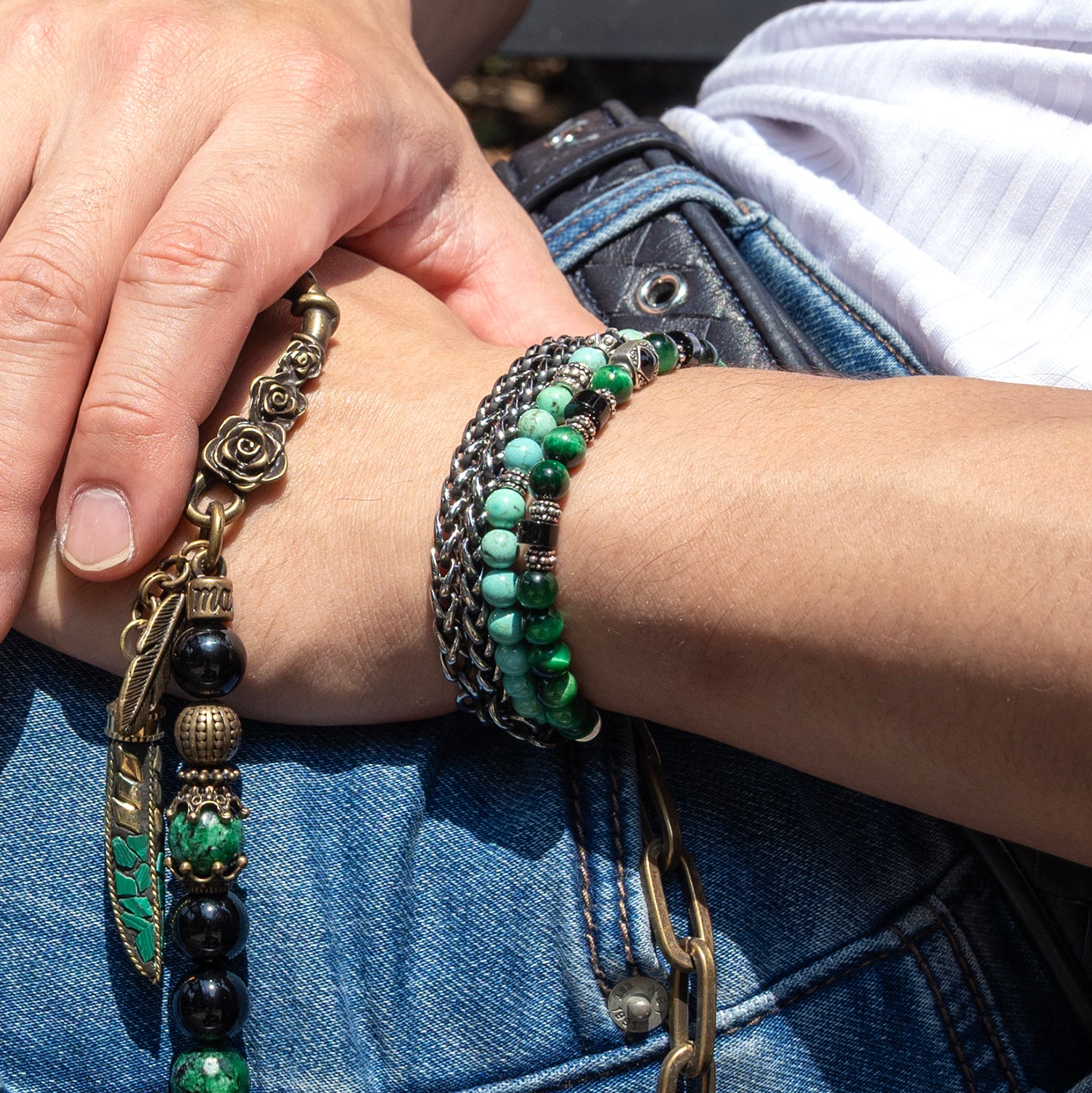 MANCINO｜左腕星河 礦石手鍊 Stack/09