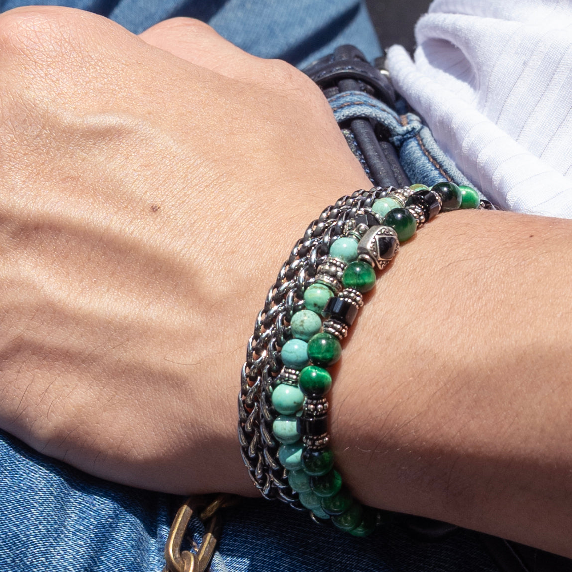 MANCINO｜左腕星河 礦石手鍊 Stack/09