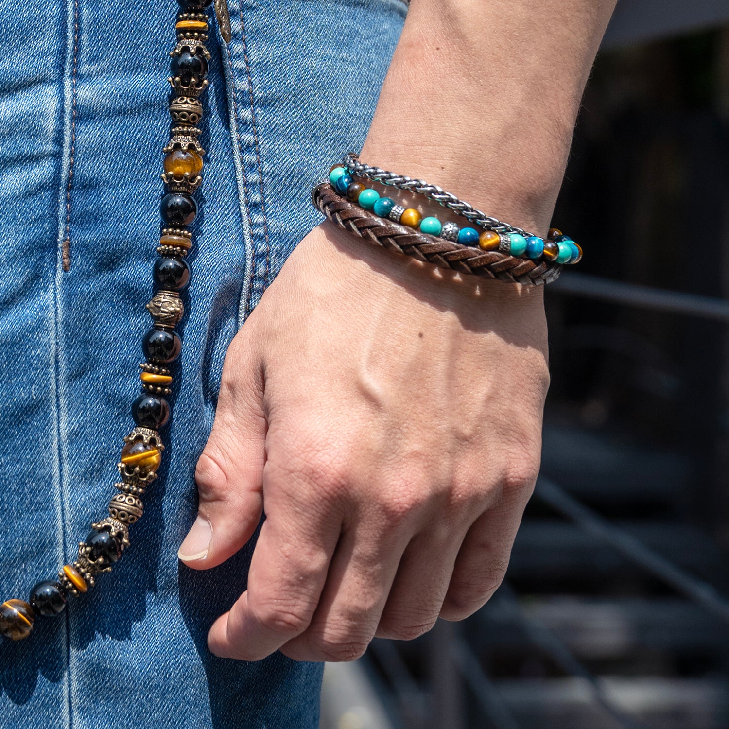 MANCINO｜左腕星河 礦石手鍊 Stack/12