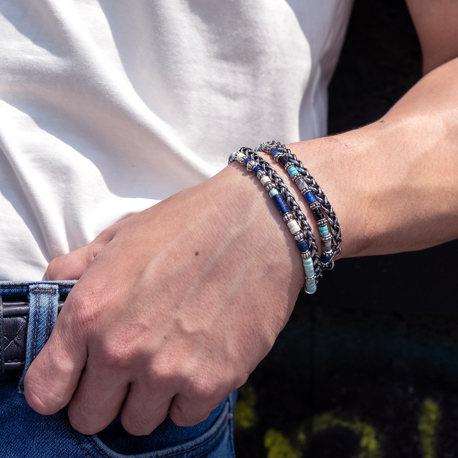 MANCINO｜左腕星河 礦石手鍊 Stack/08