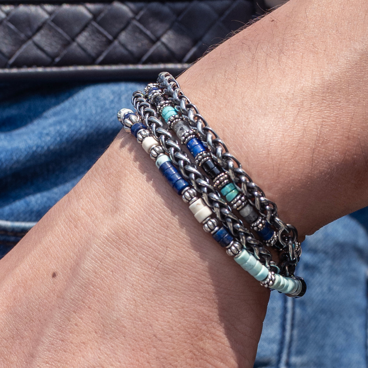 MANCINO｜左腕星河 礦石手鍊 Stack/08