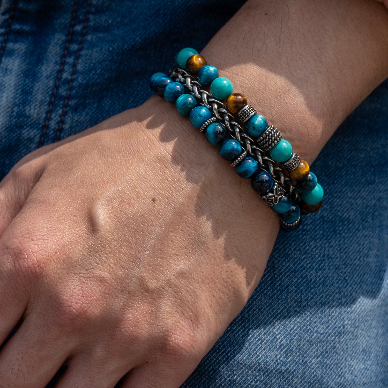 MANCINO｜左腕星河 礦石手鍊 Stack/06