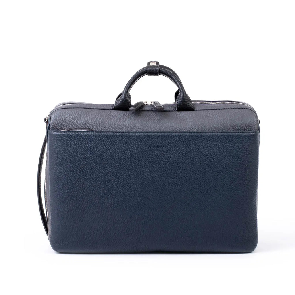 FUJITAKA｜Sol 三用皮革商務/後背包 (深藍)