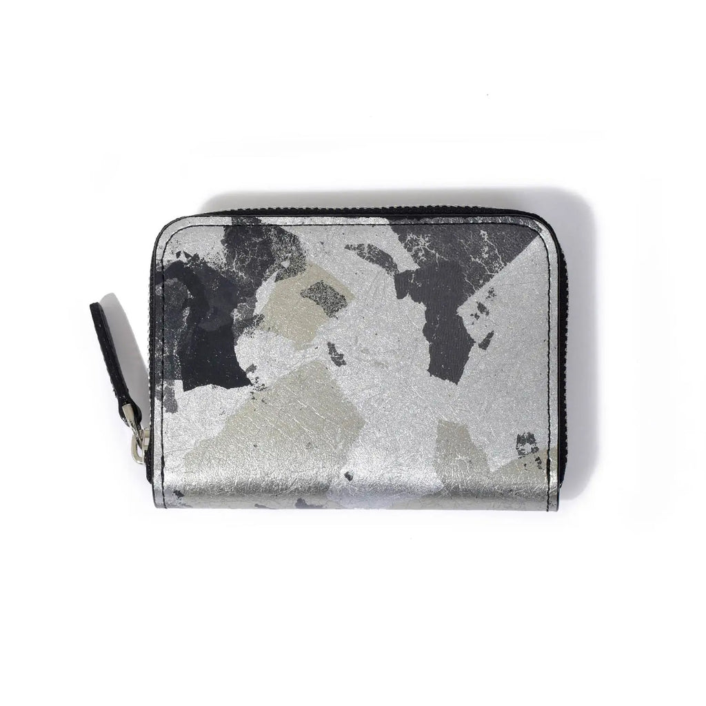 FUJITAKA｜ Haku 盒型零錢包 (銀/黑）