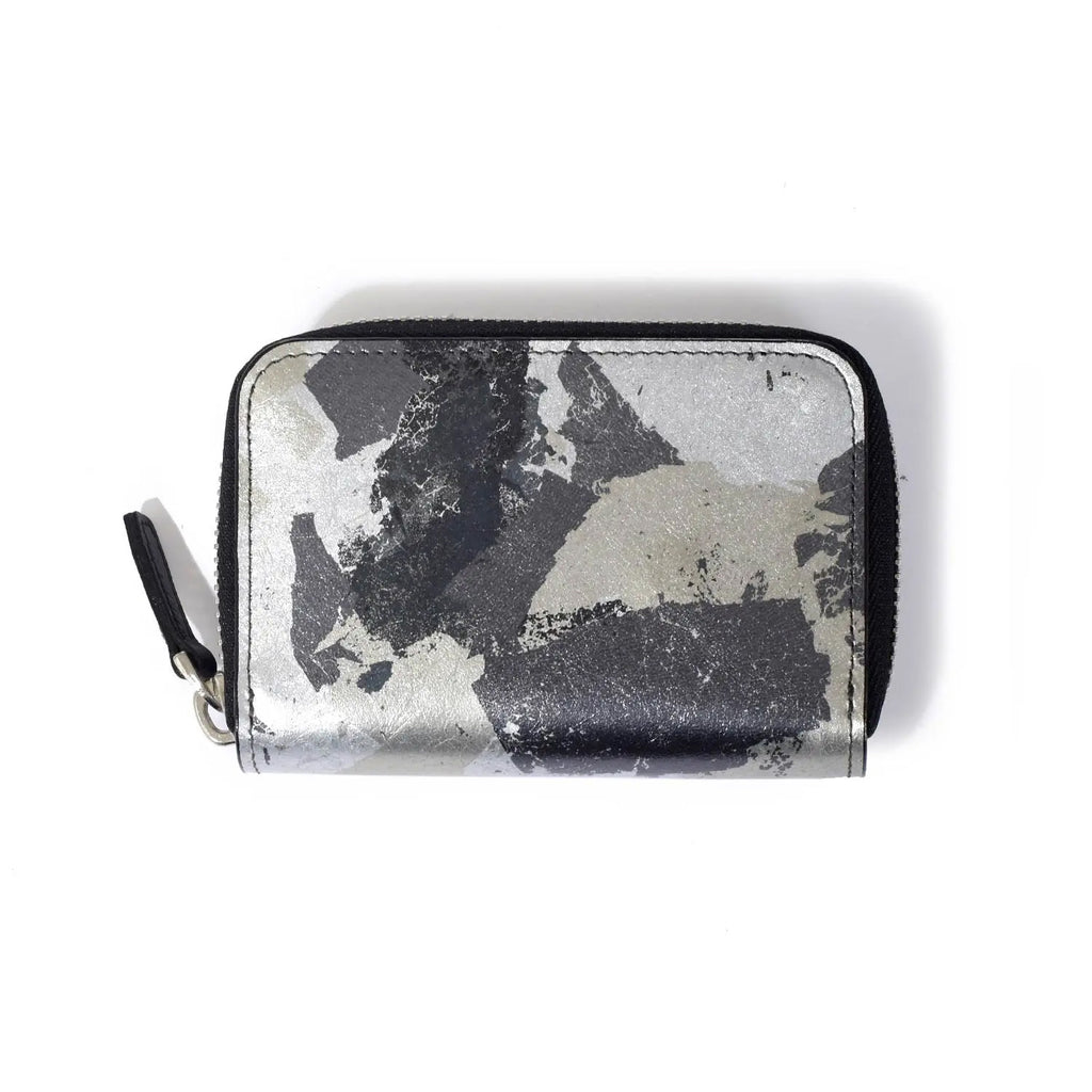 FUJITAKA｜ Haku 鑰匙零錢包 (銀/黑）