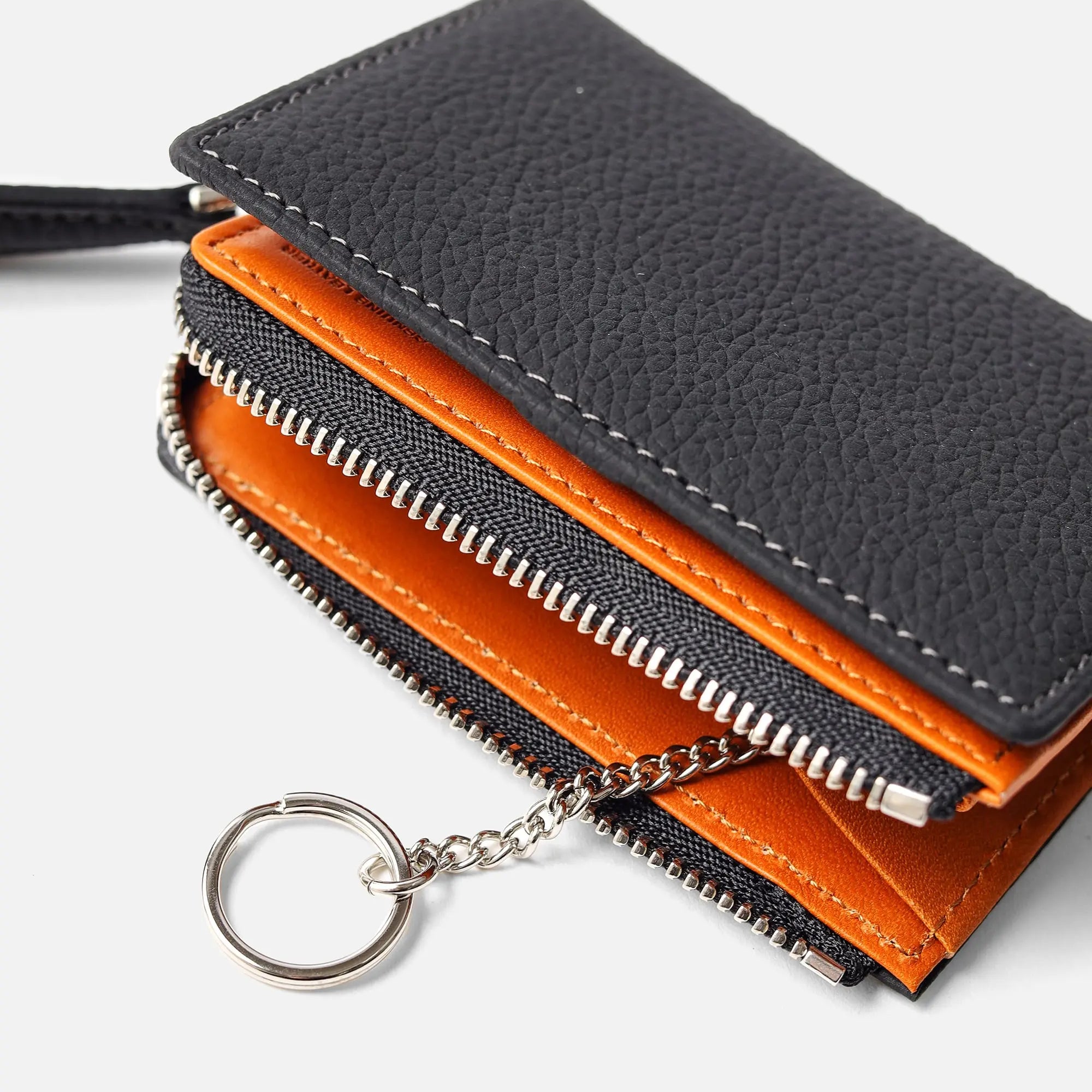 FUJITAKA｜Mousse 證件夾零錢包 (黑）