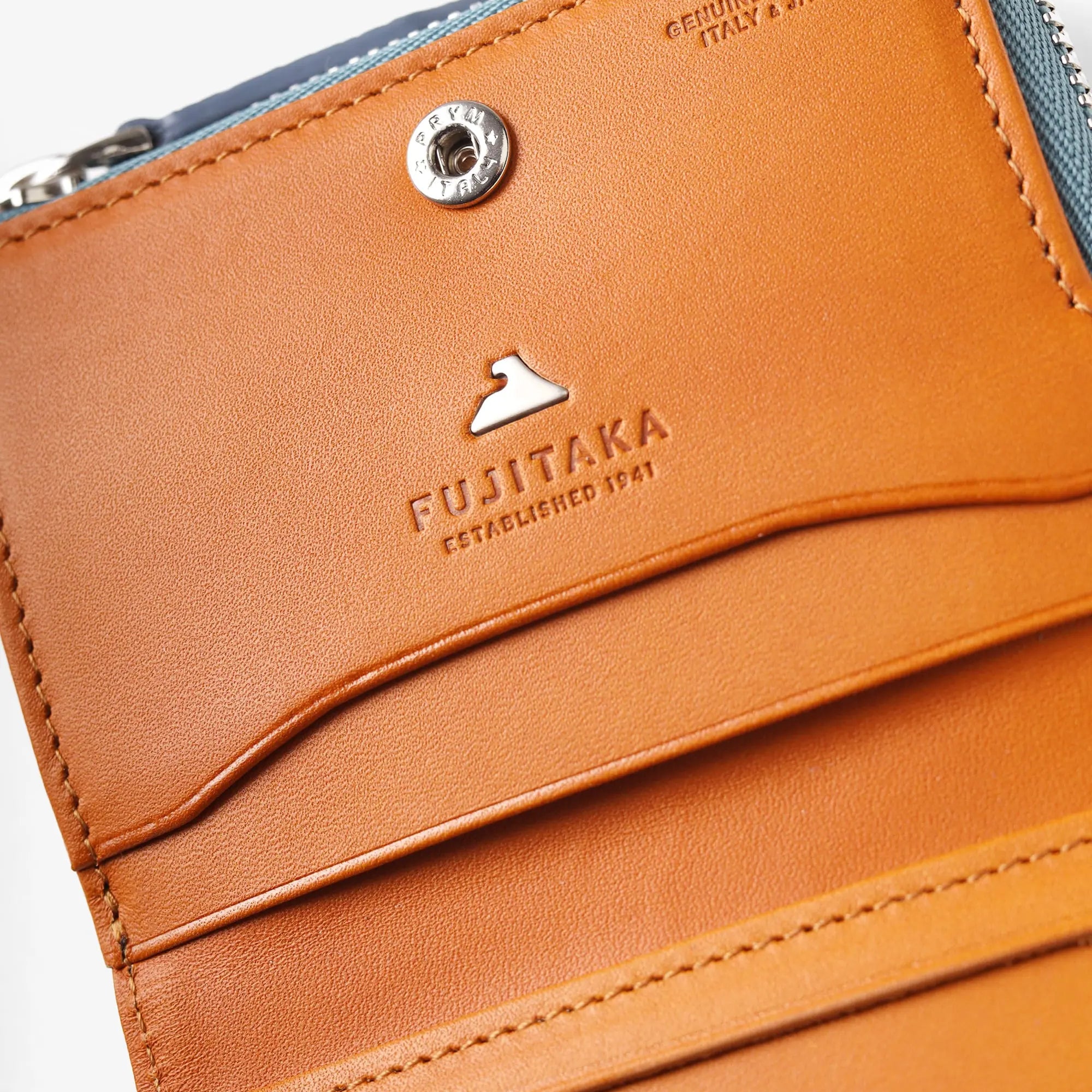 FUJITAKA｜Mousse 證件夾零錢包 (天空藍）