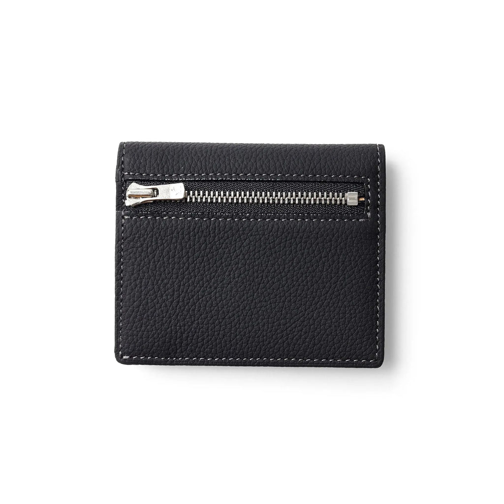 FUJITAKA｜Mousse 小巧雙摺短夾 (黑）