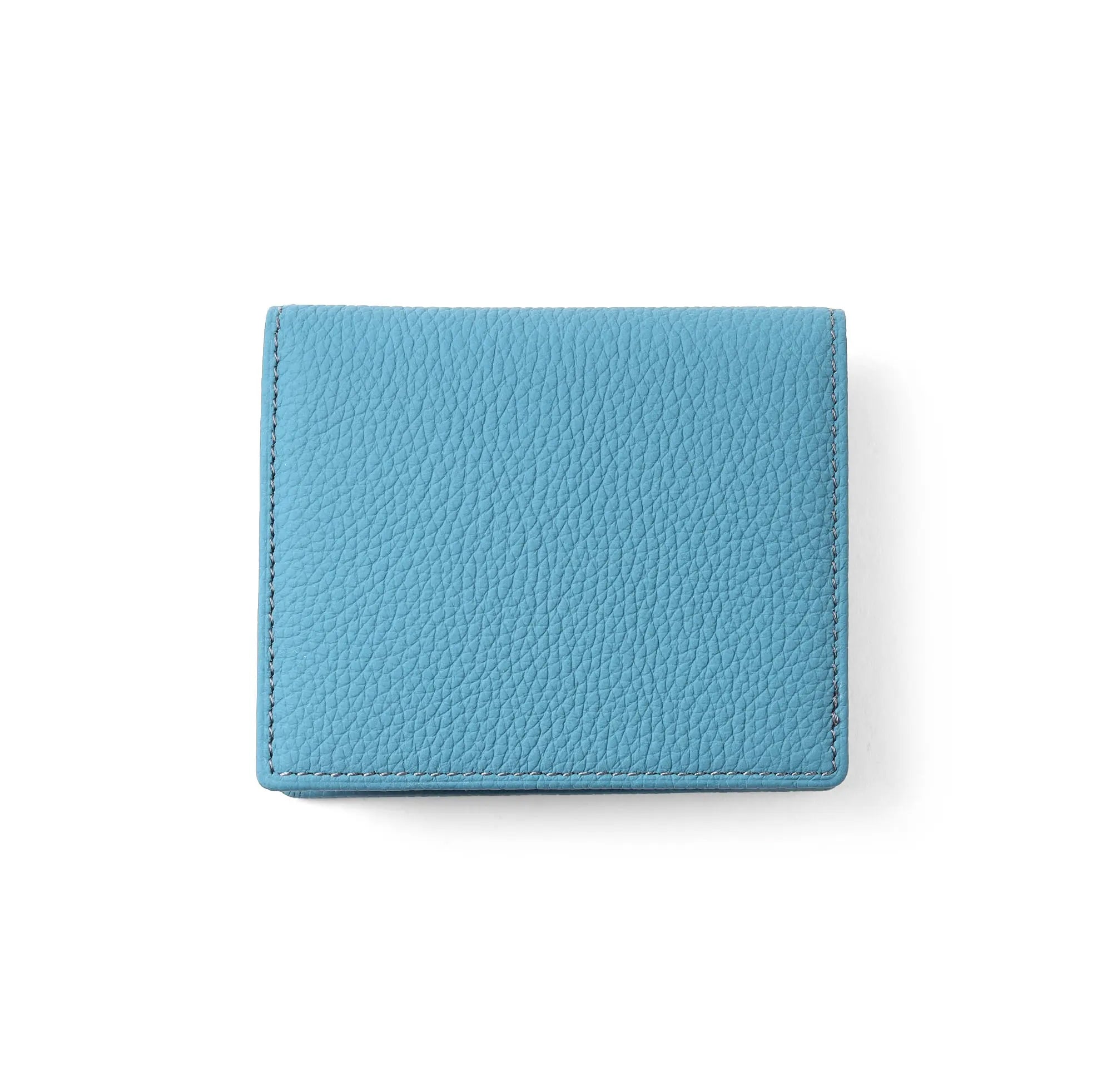 FUJITAKA｜Mousse 小巧雙摺短夾 (天空藍）