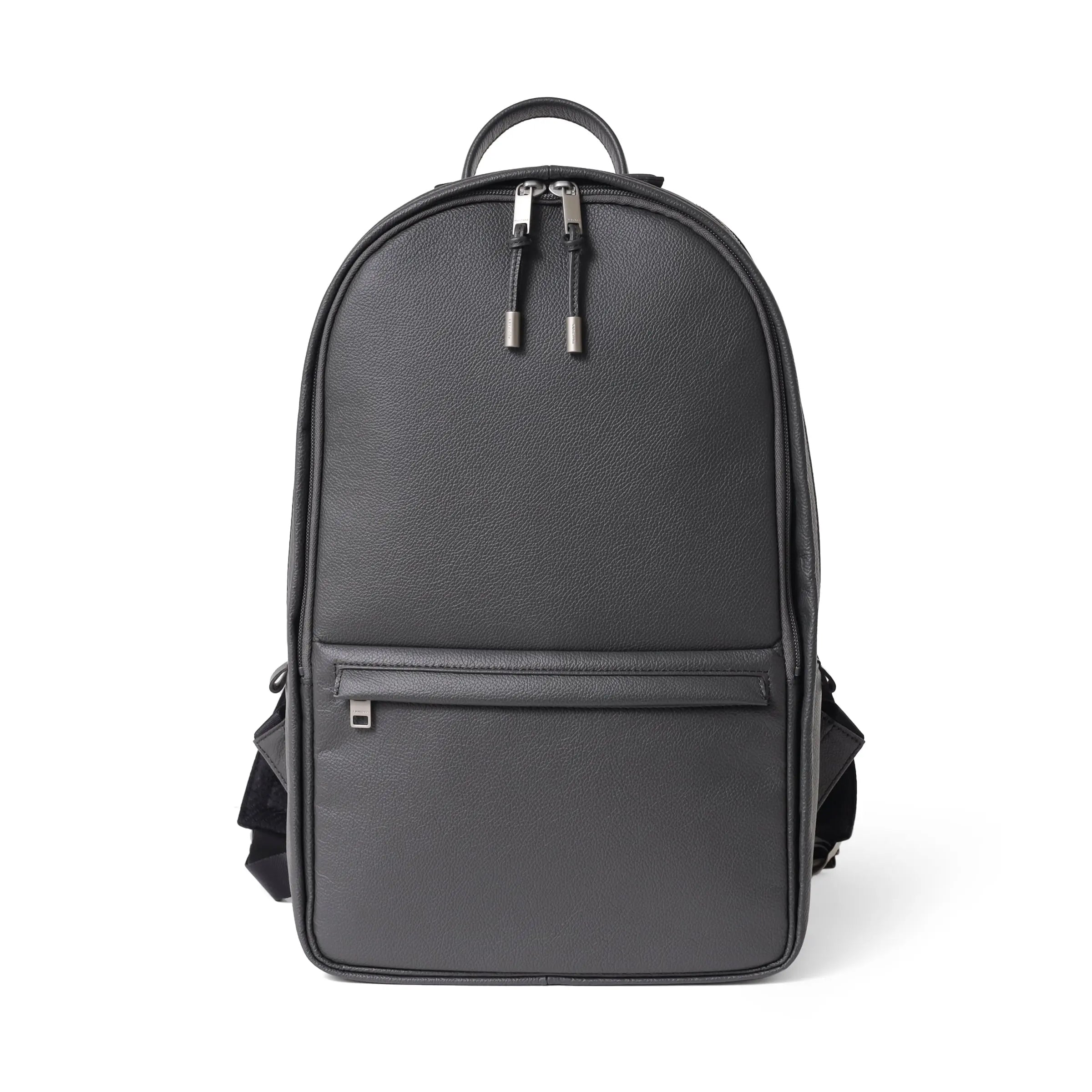 FUJITAKA｜Pacchetto A4 皮革後背包 (灰)