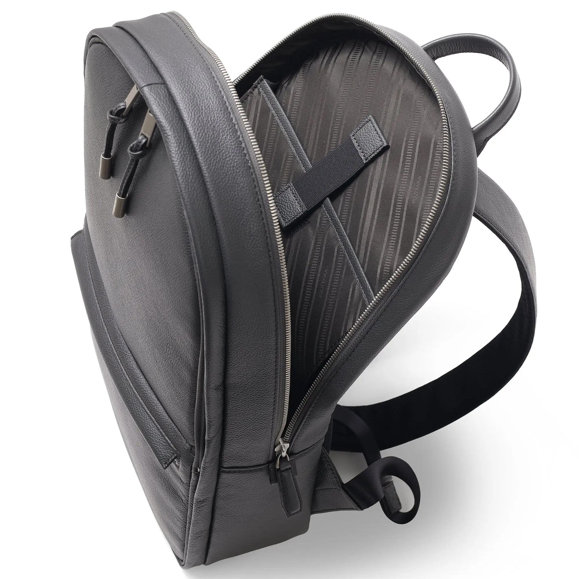 FUJITAKA｜Pacchetto A4 皮革後背包 (灰)