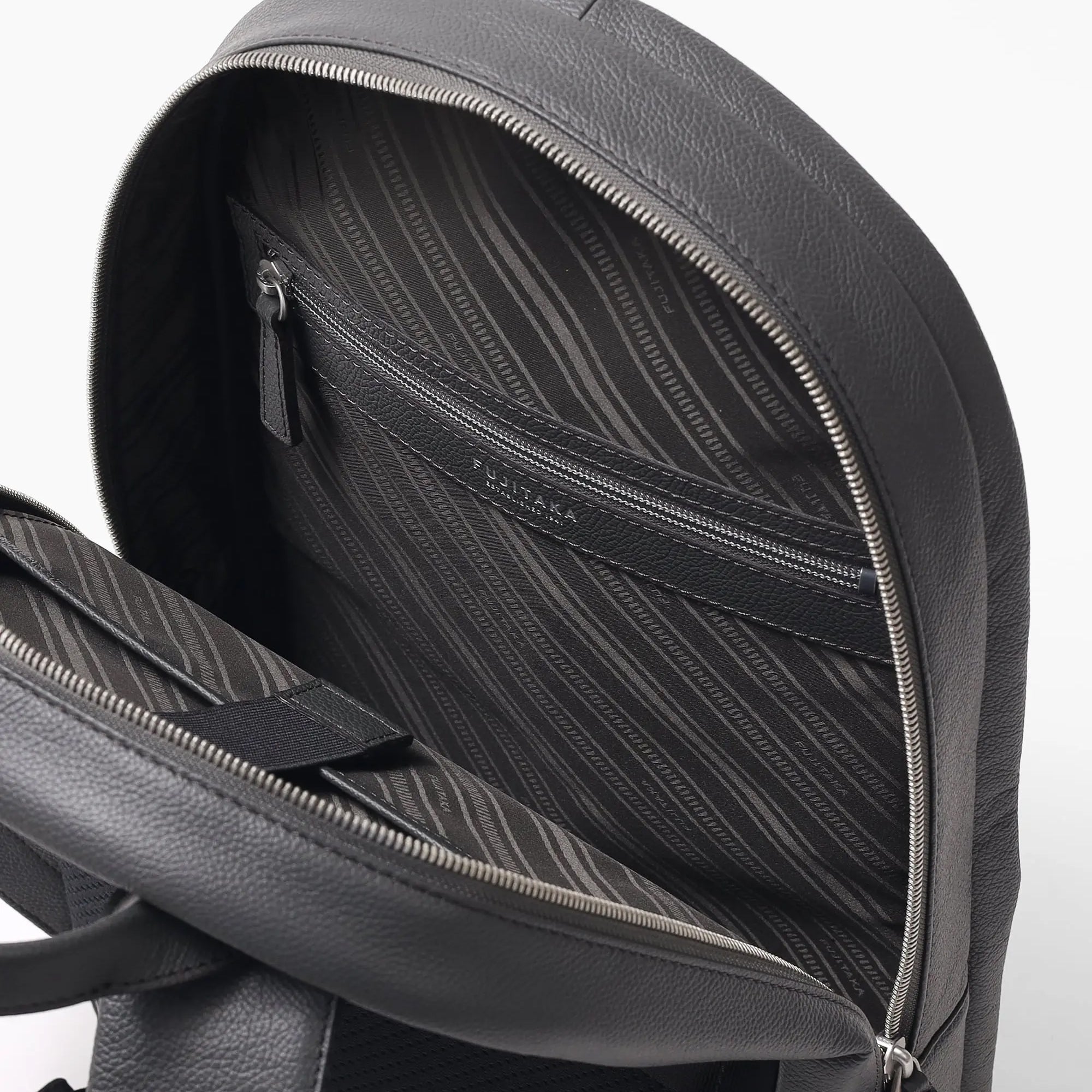 FUJITAKA｜Pacchetto A4 皮革後背包 (灰)