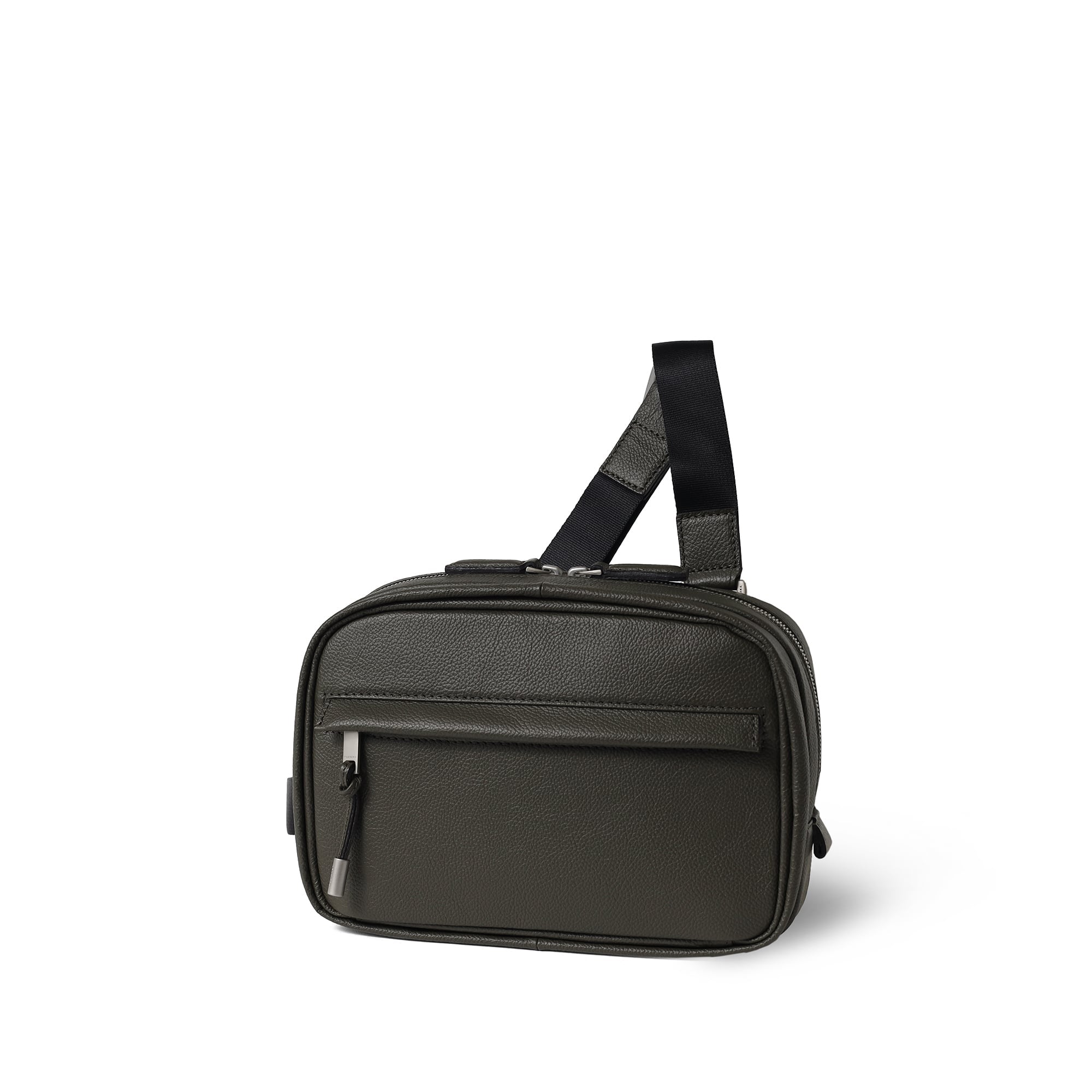 FUJITAKA｜Pacchetto 隨身皮革小包 (軍綠)