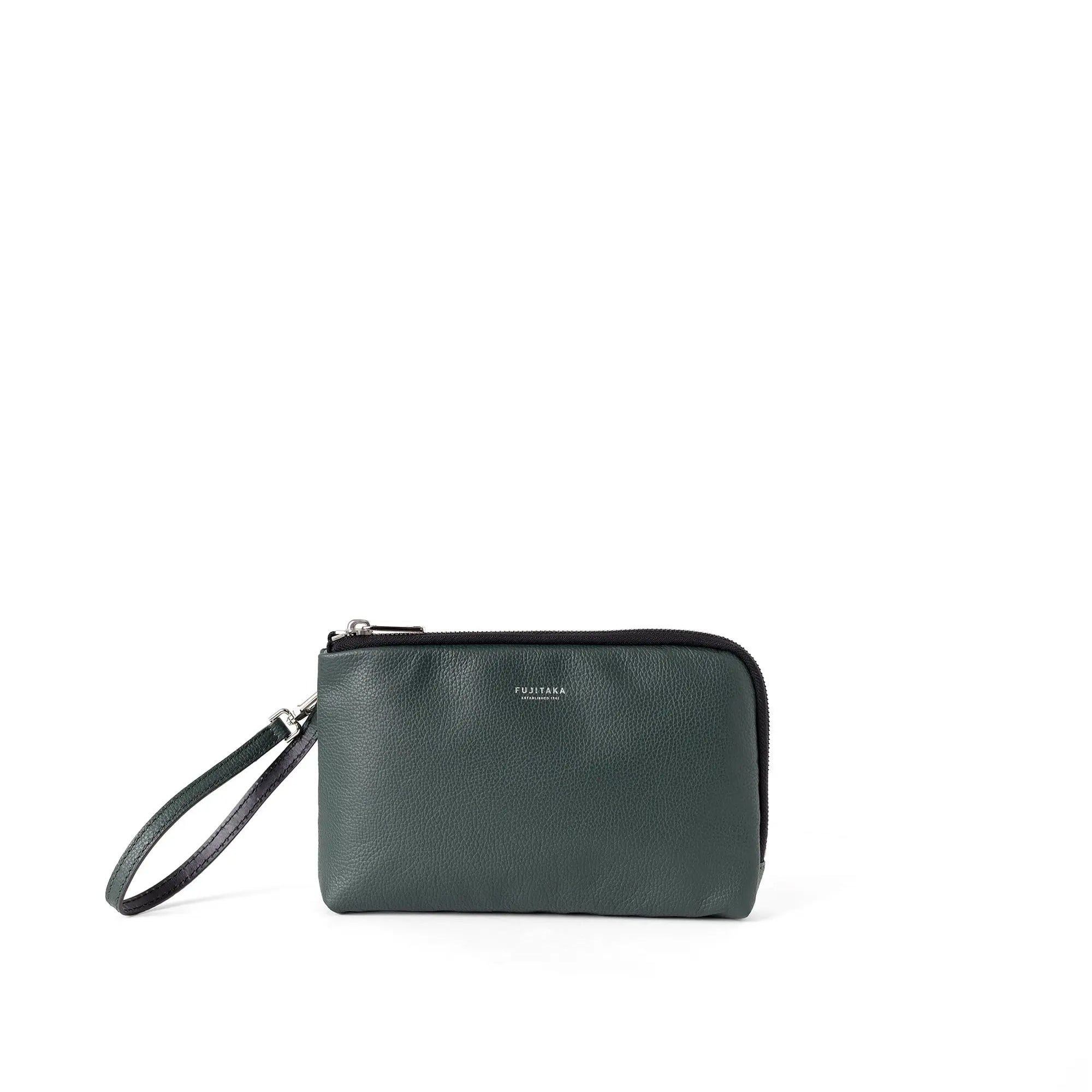 FUJITAKA｜Traverse A4 托特包與皮革小袋 (卡其棕/綠)