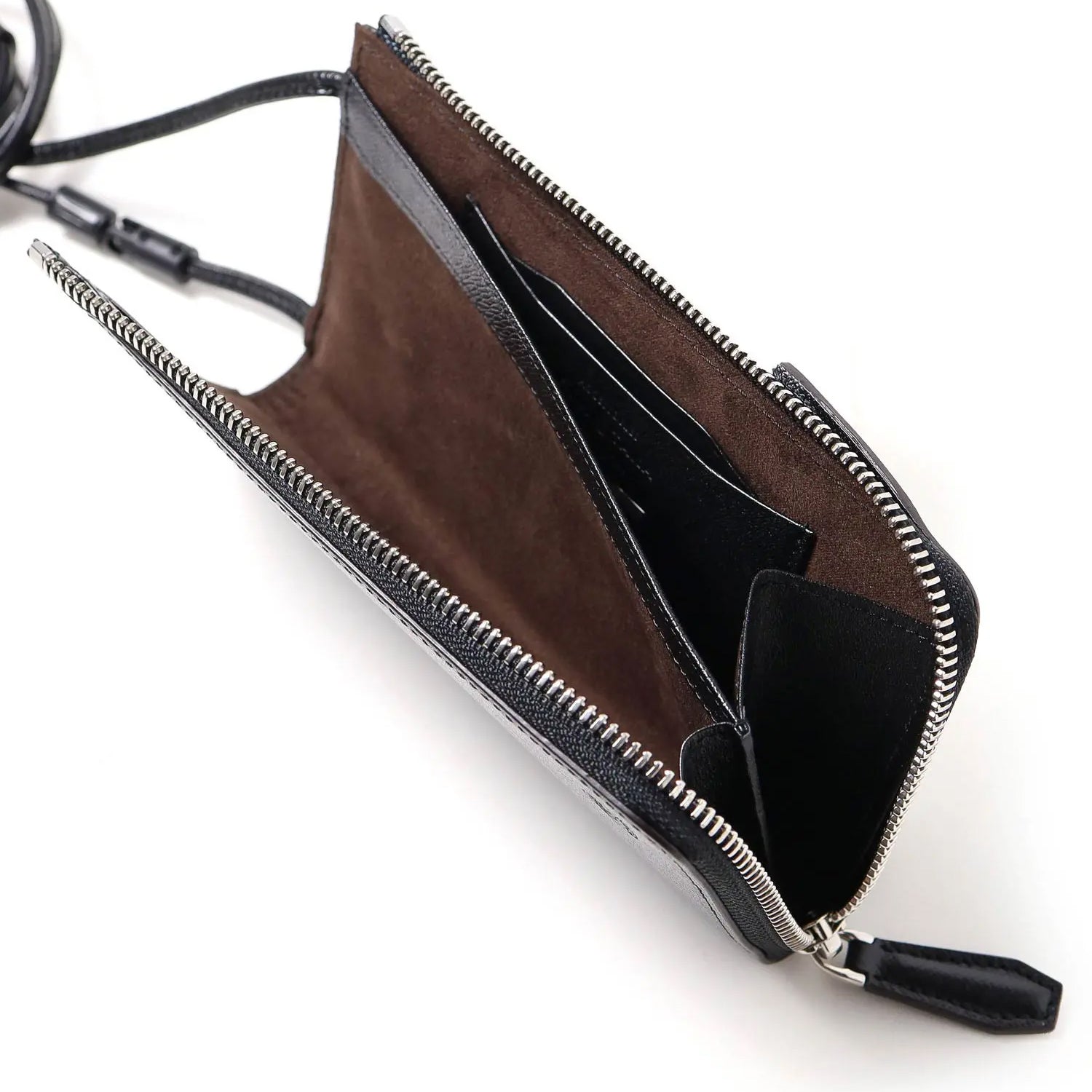 FUJITAKA｜Extra Biz 皮革手機袋 (黑)