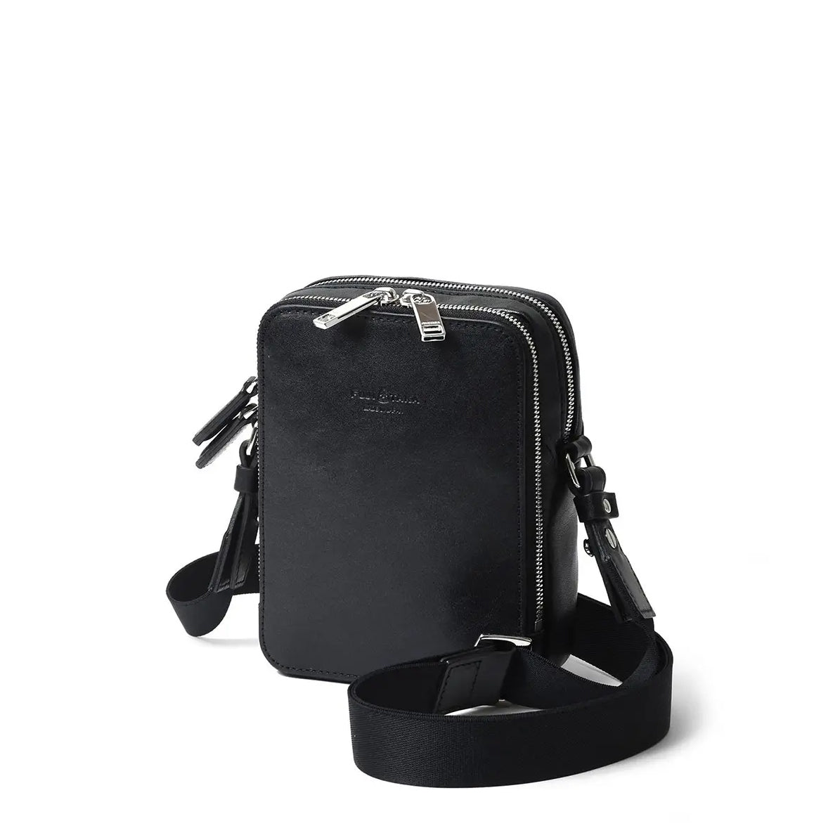 FUJITAKA｜Valley 皮革肩揹包 (黑)