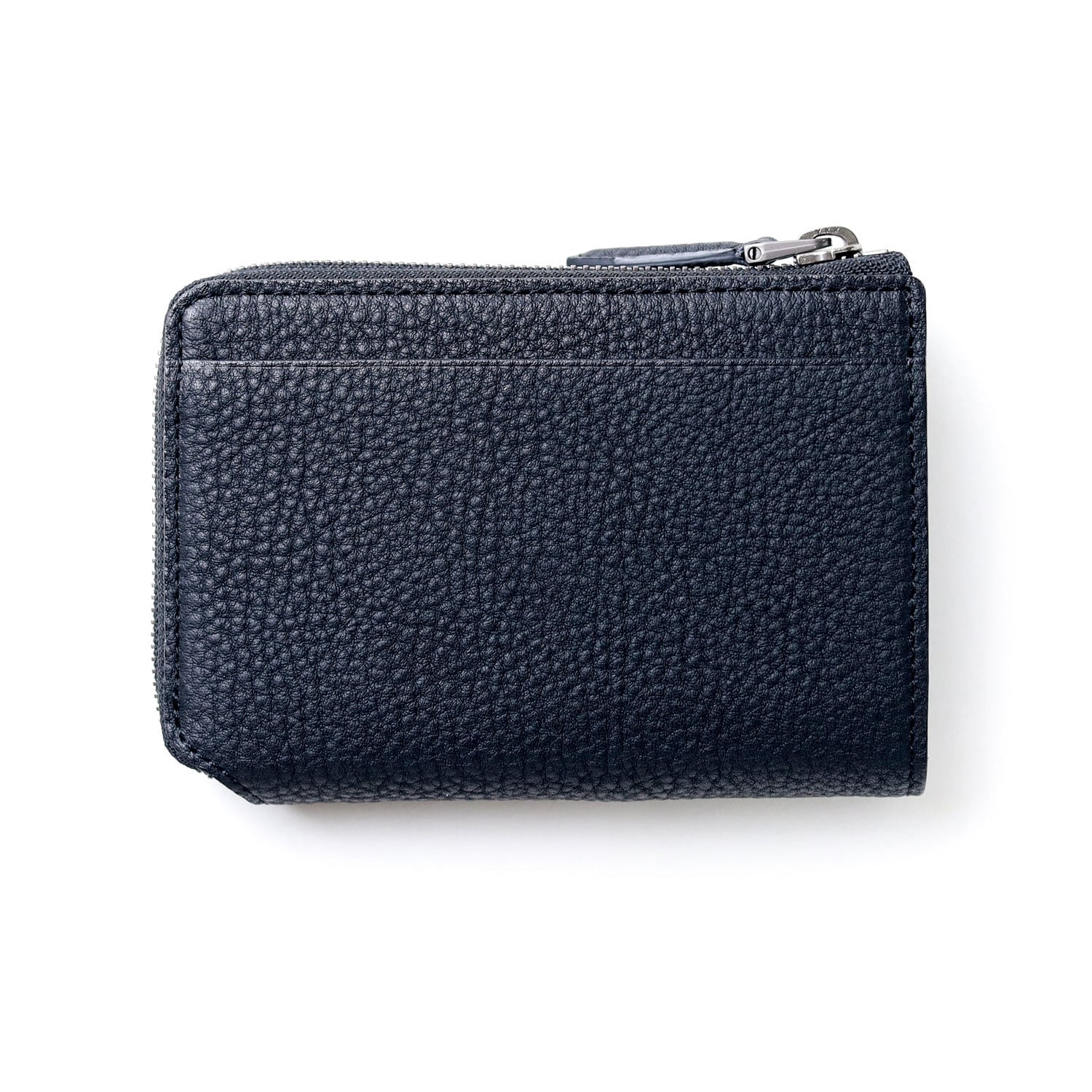 FUJITAKA｜Extra Soft L型拉鍊中長皮夾（黑）