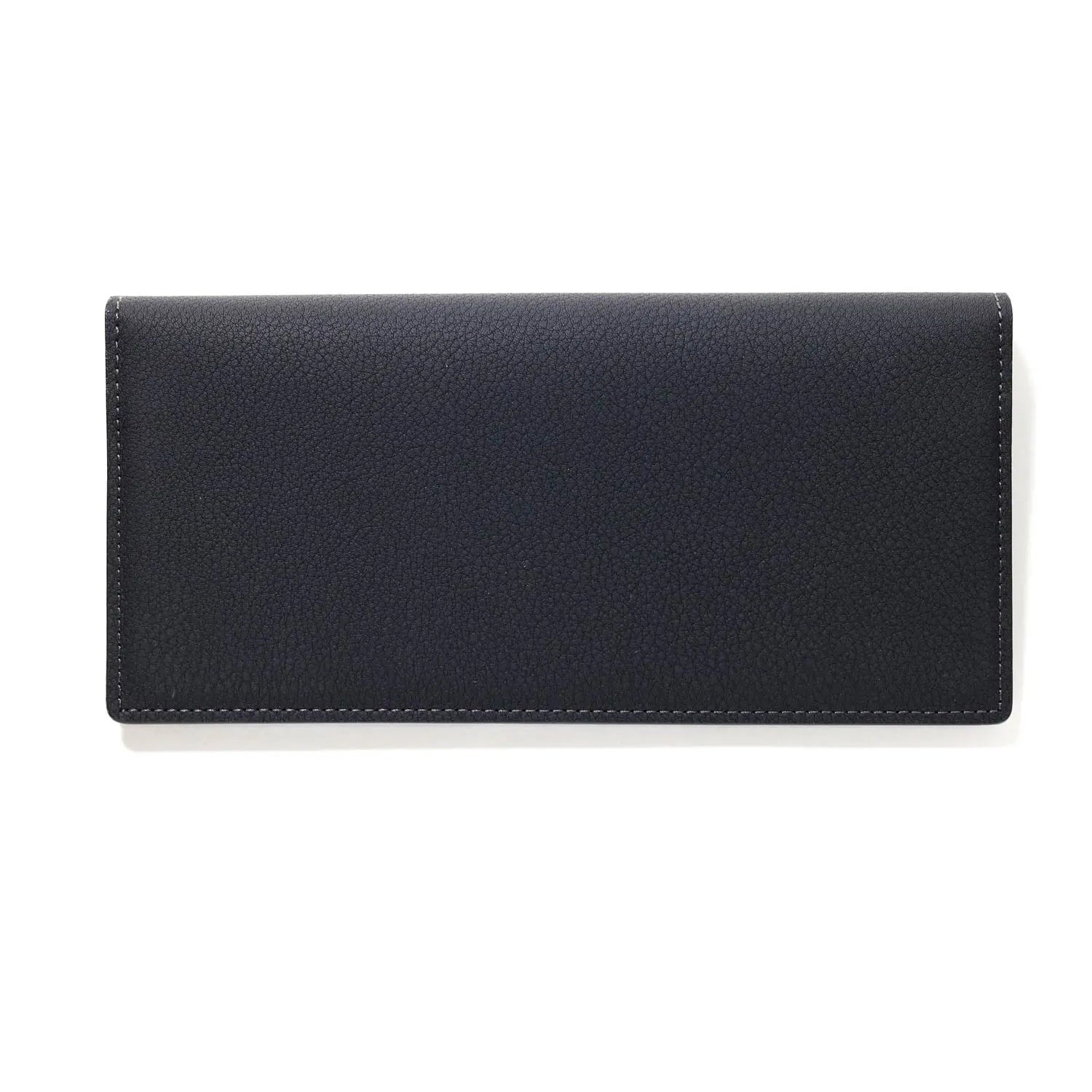 FUJITAKA｜Bubble Light 柔軟皮革長皮夾 (黑）