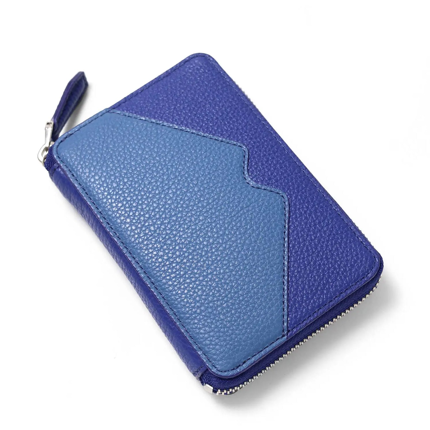 FUJITAKA｜松任谷正隆 M.M. 拉鍊中長錢包 (藍)