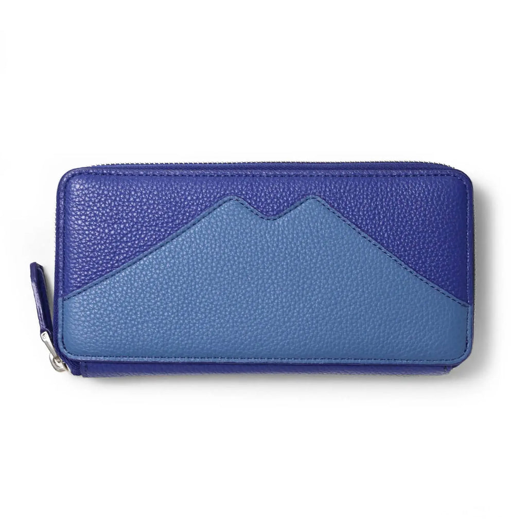 FUJITAKA｜松任谷正隆 M.M 拉鍊長夾 (藍）