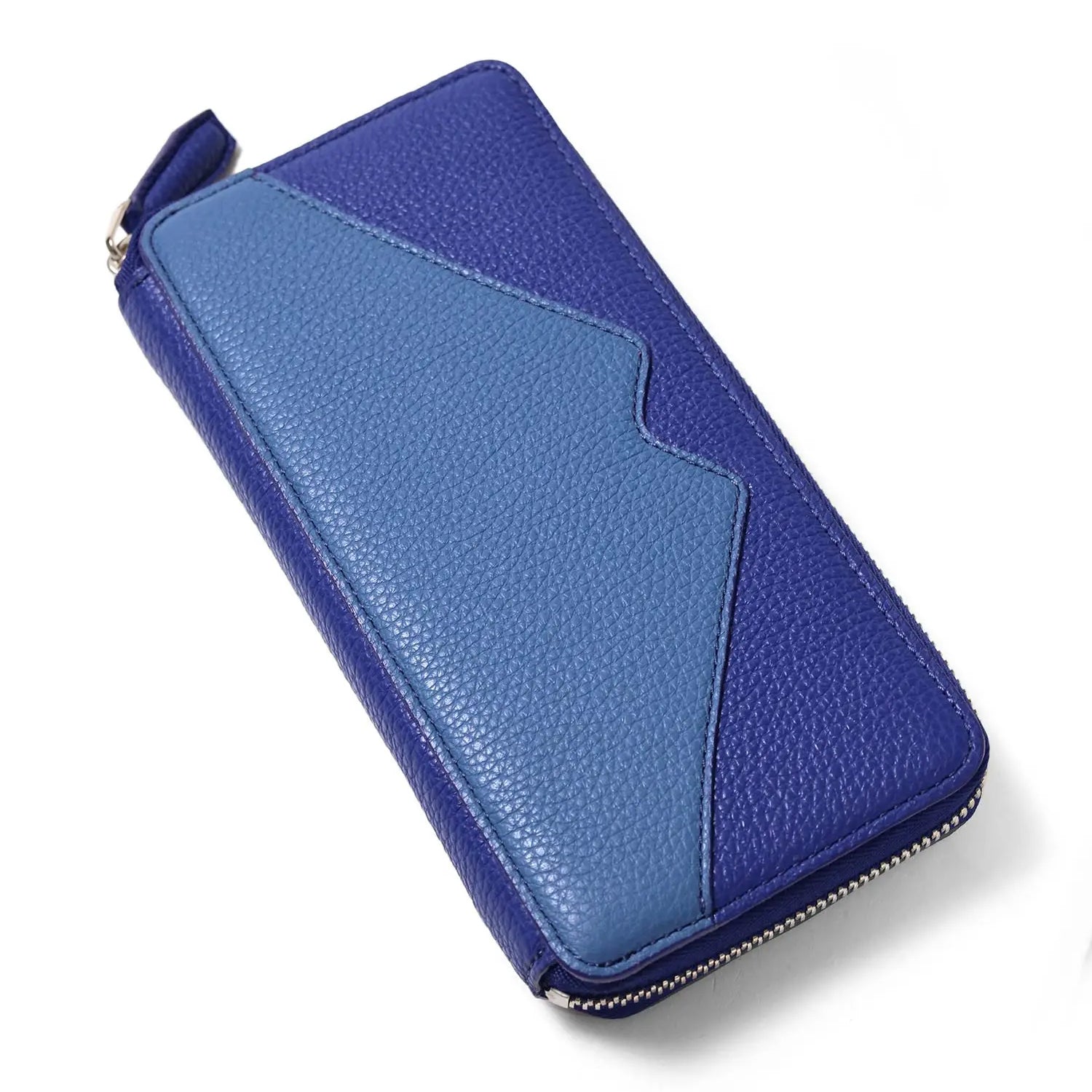 FUJITAKA｜松任谷正隆 M.M 拉鍊長夾 (藍）