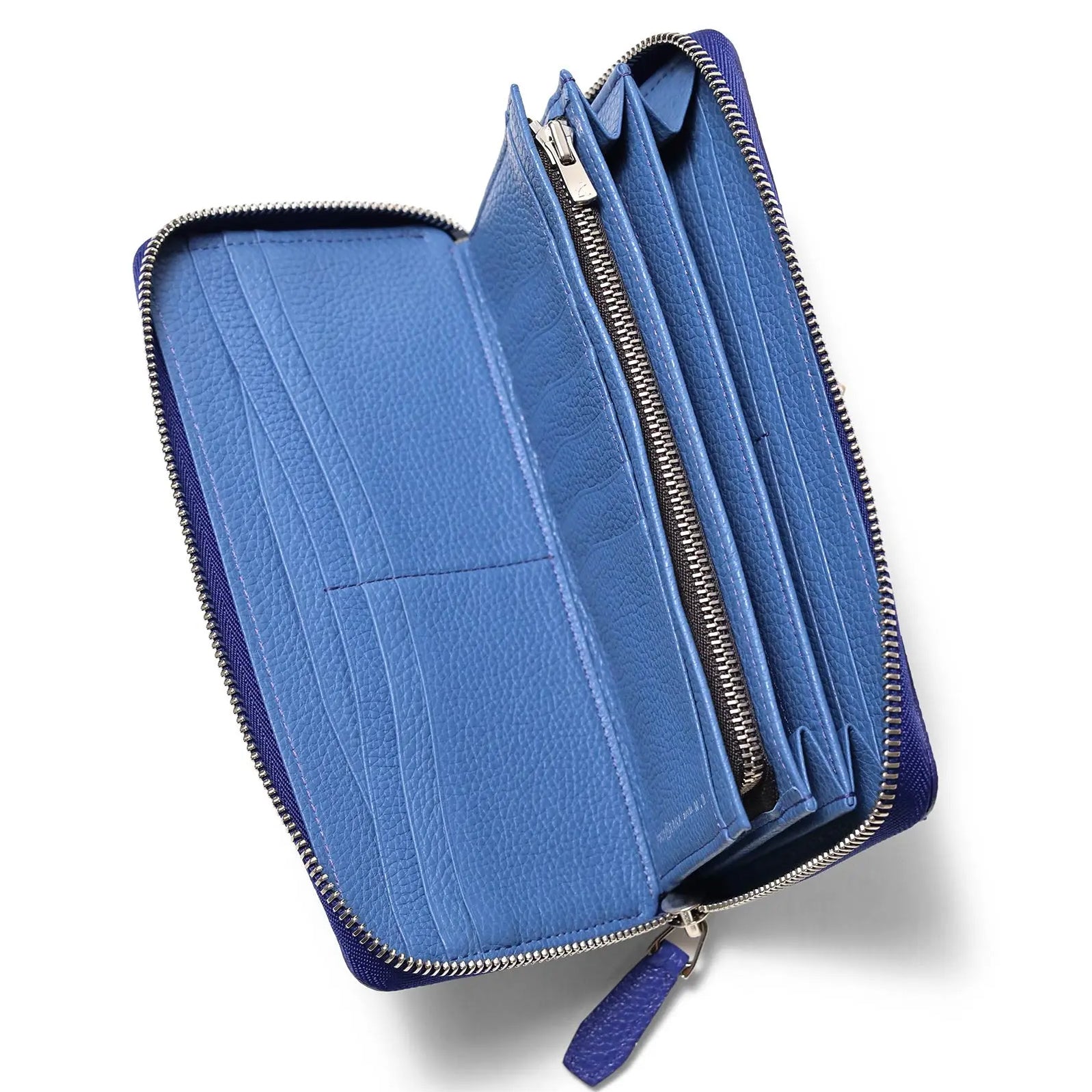 FUJITAKA｜松任谷正隆 M.M 拉鍊長夾 (藍）