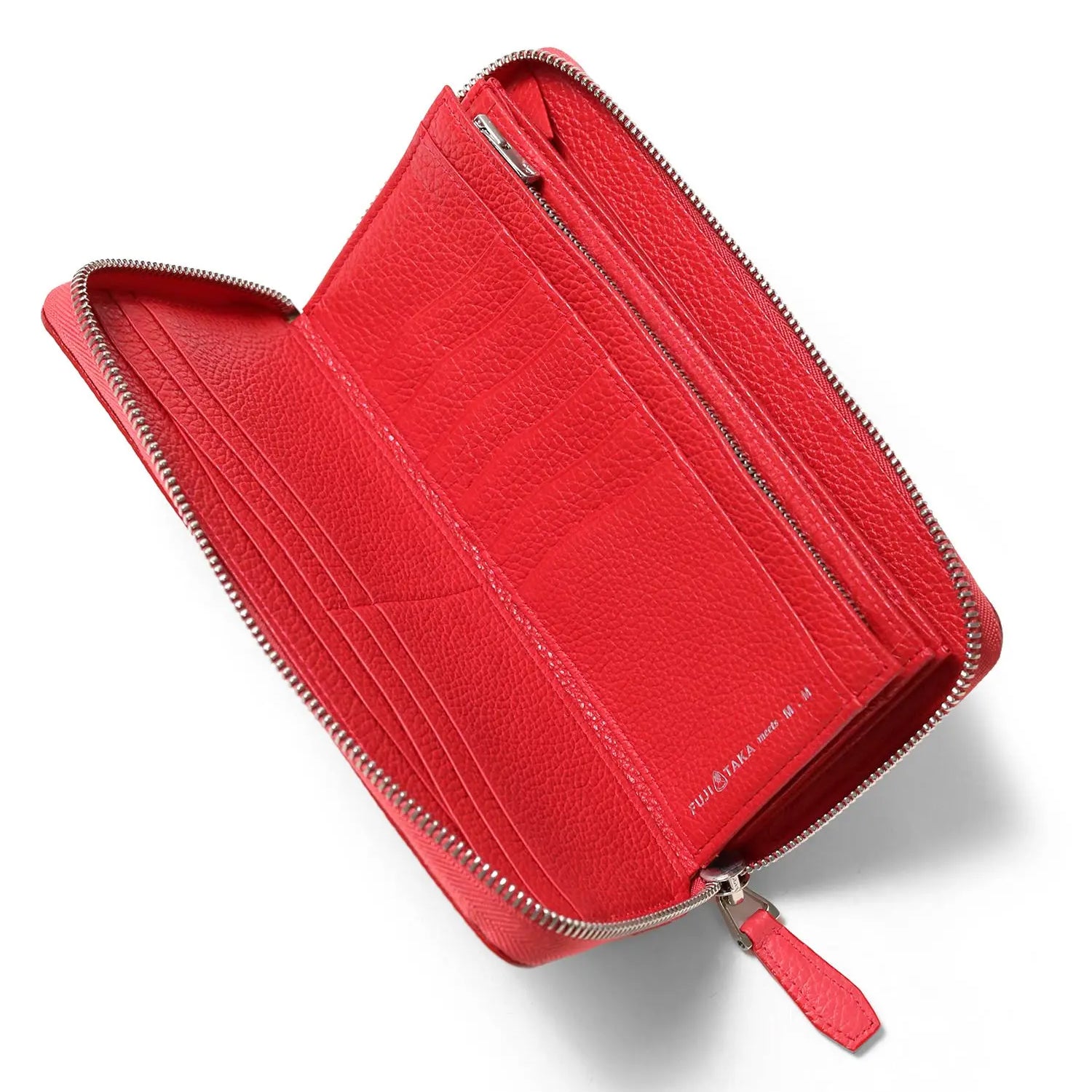 FUJITAKA｜松任谷正隆 M.M 拉鍊長夾 (紅）