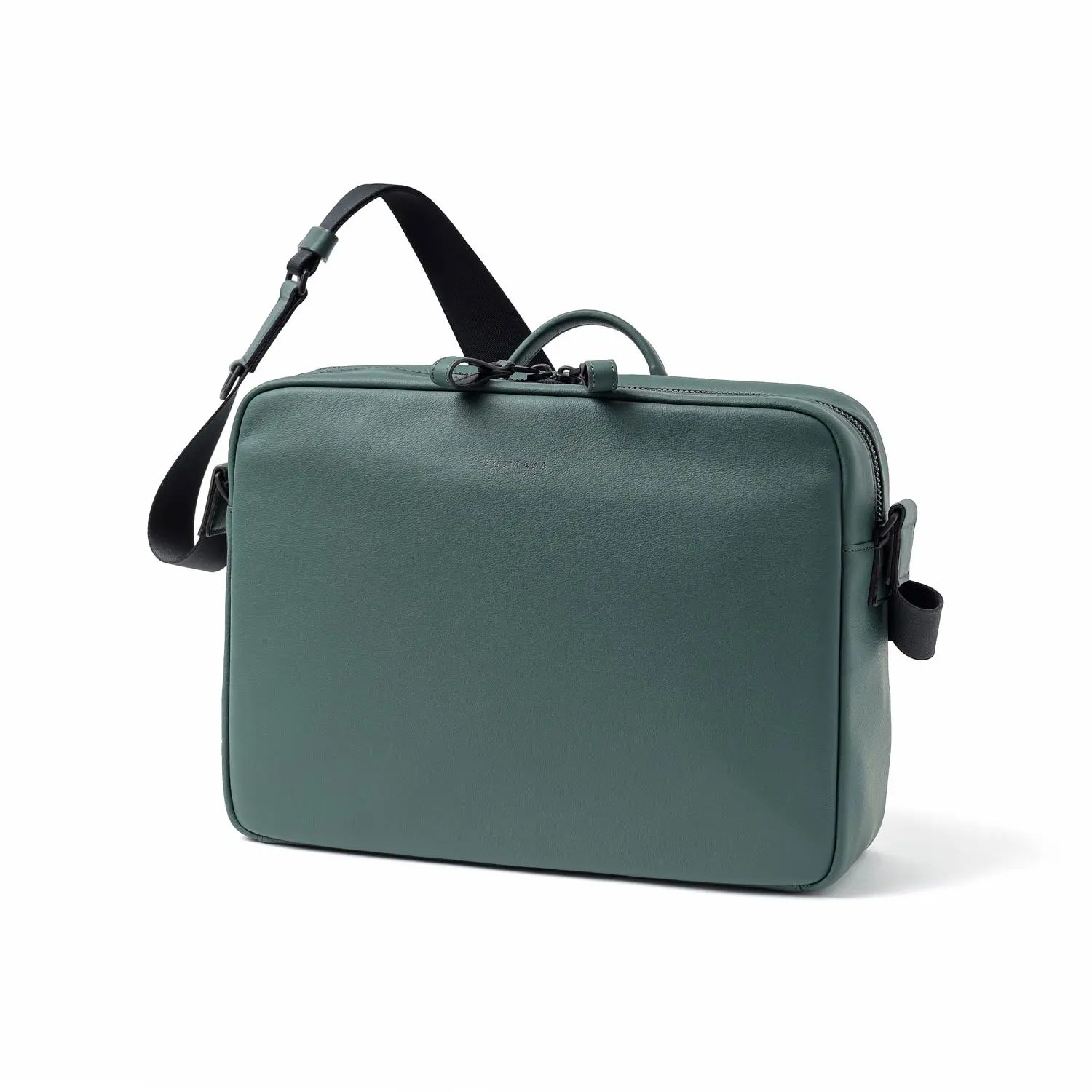 FUJITAKA｜Locus 皮革單肩郵差包 (深綠)