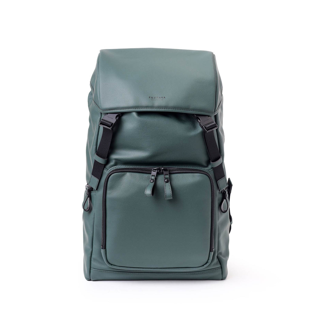 FUJITAKA｜Locus 皮革後背包 (深綠色)