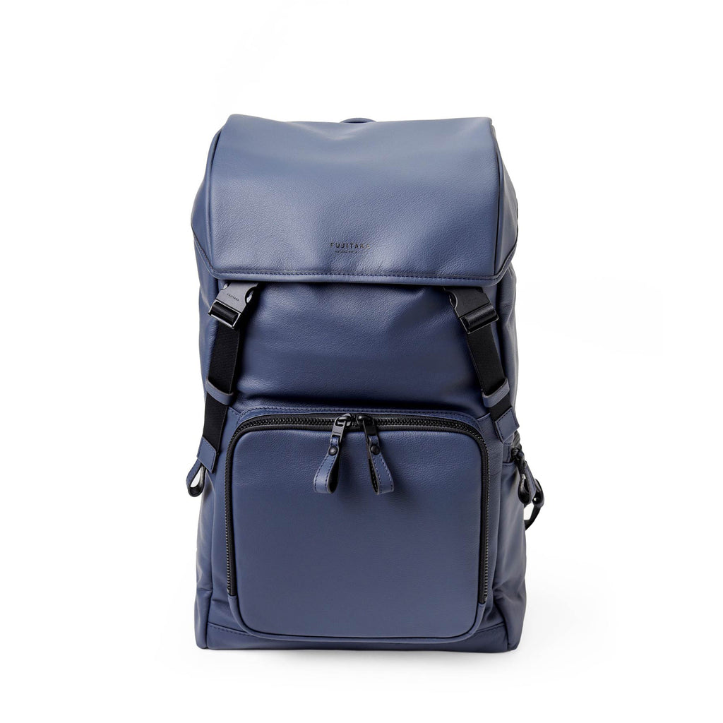 FUJITAKA｜Locus 皮革後背包 (深藍)