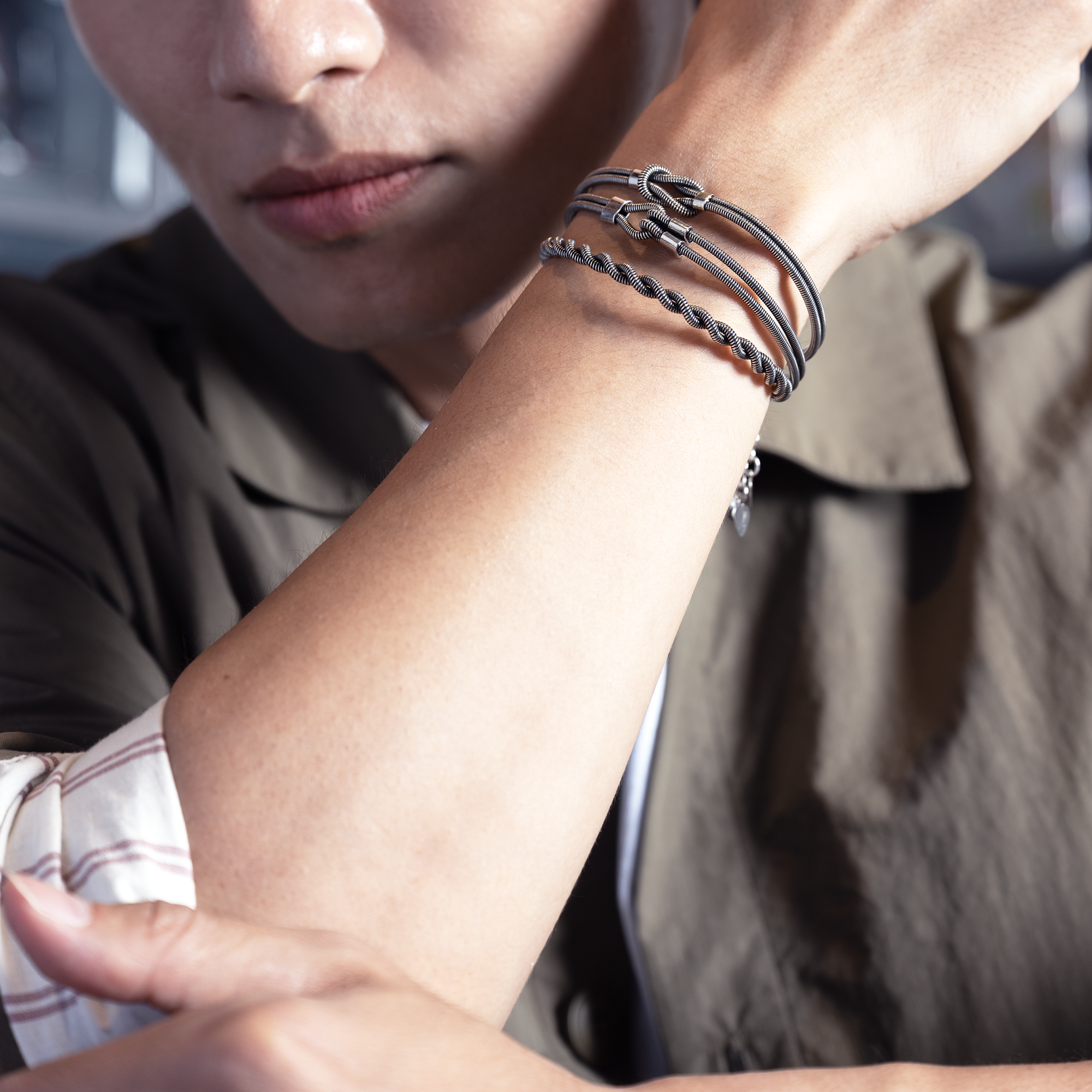 SING A SONG｜一弦一念 金屬手鍊 S