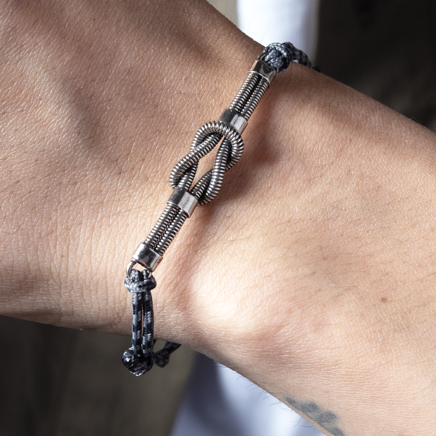 SING A SONG｜一弦一念 繩結手鍊 B (黑)