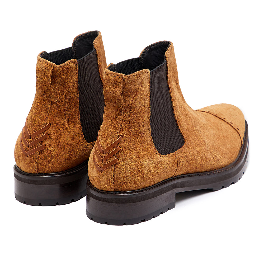 VIVVANT｜Brion 駝色麂皮雀爾西短靴