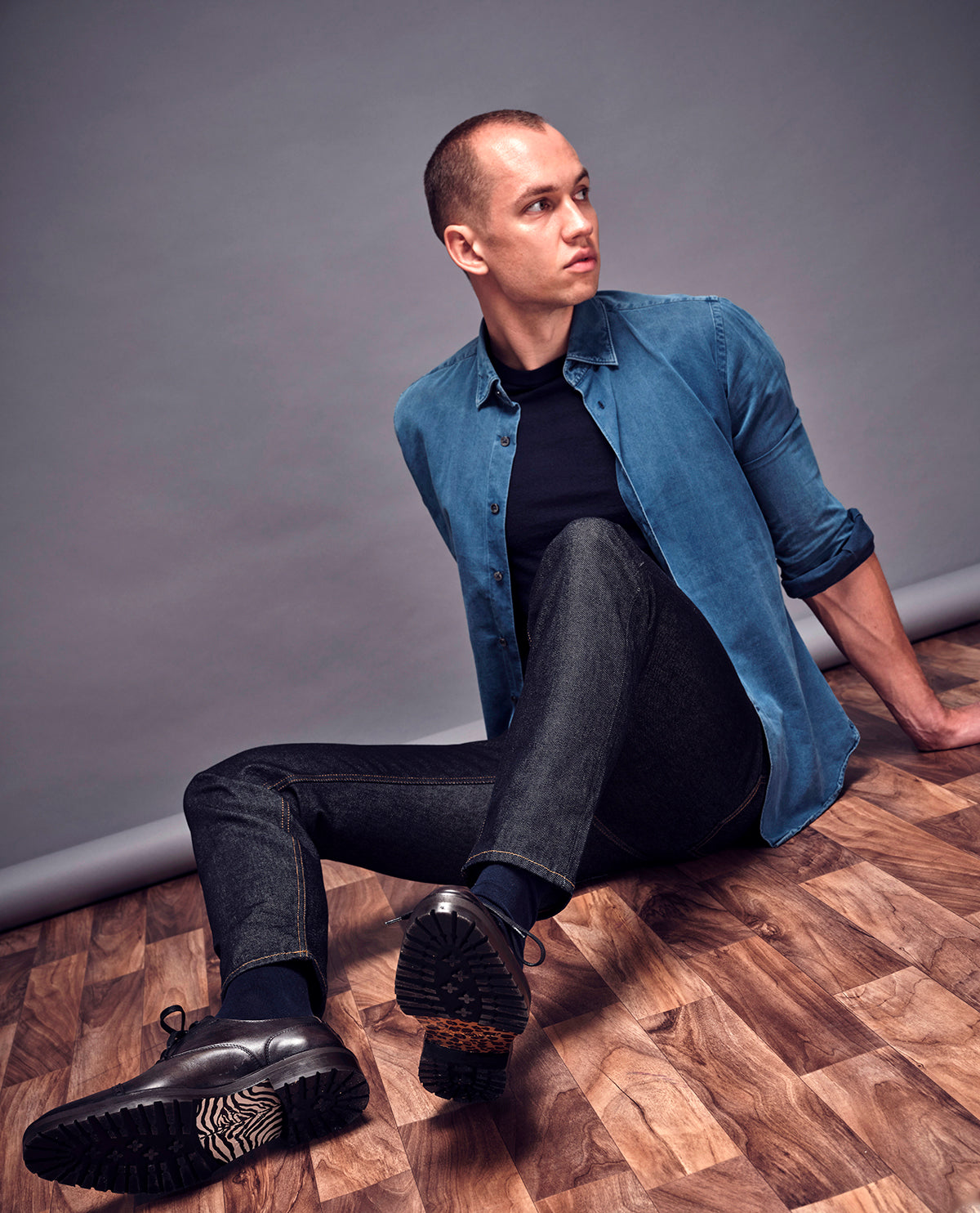 VIVVANT｜Oliver深棕色手工刷色牛津鞋