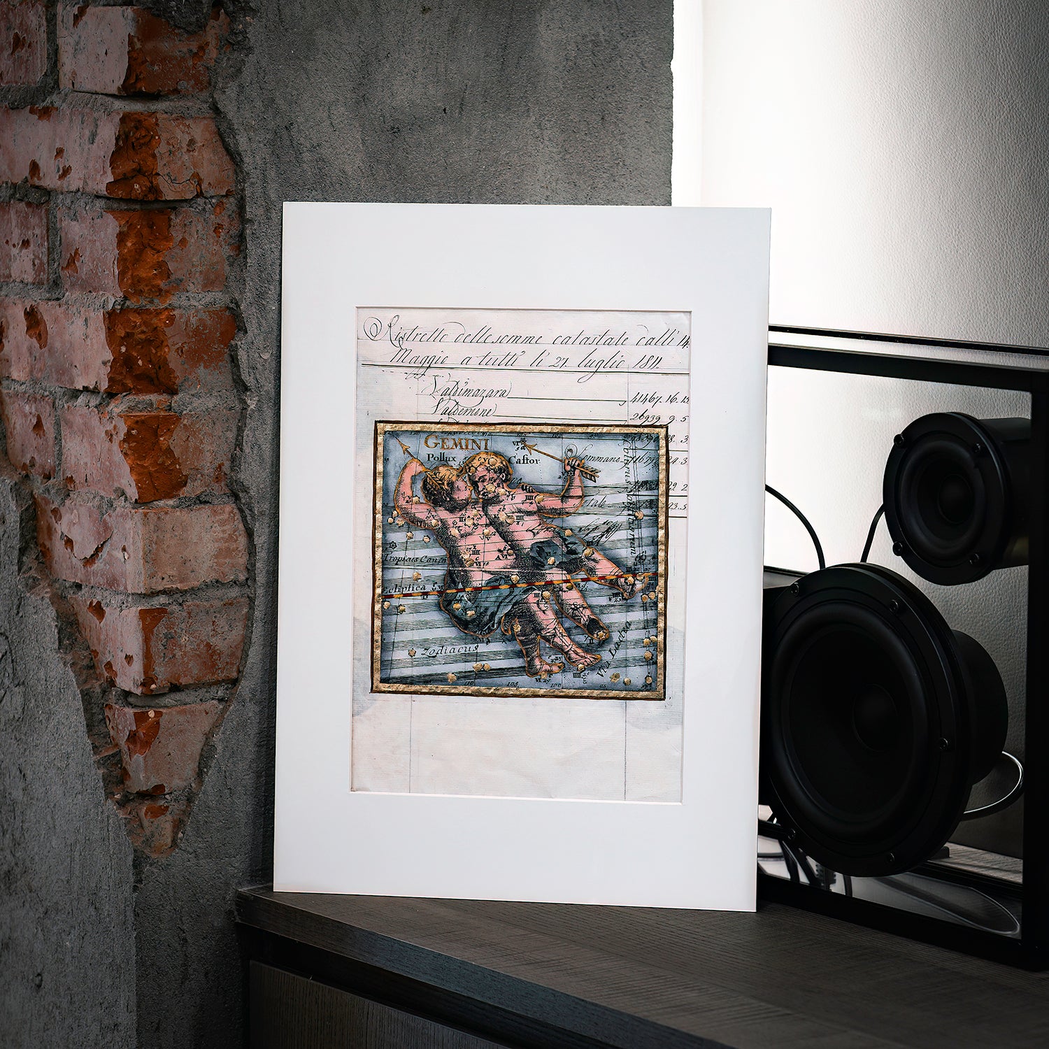 古董星座圖紙｜雙子座