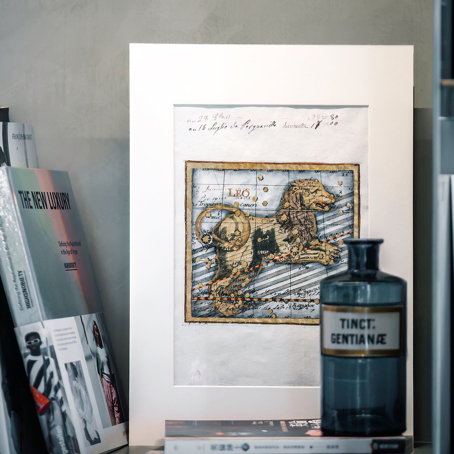 古董星座圖紙｜獅子座