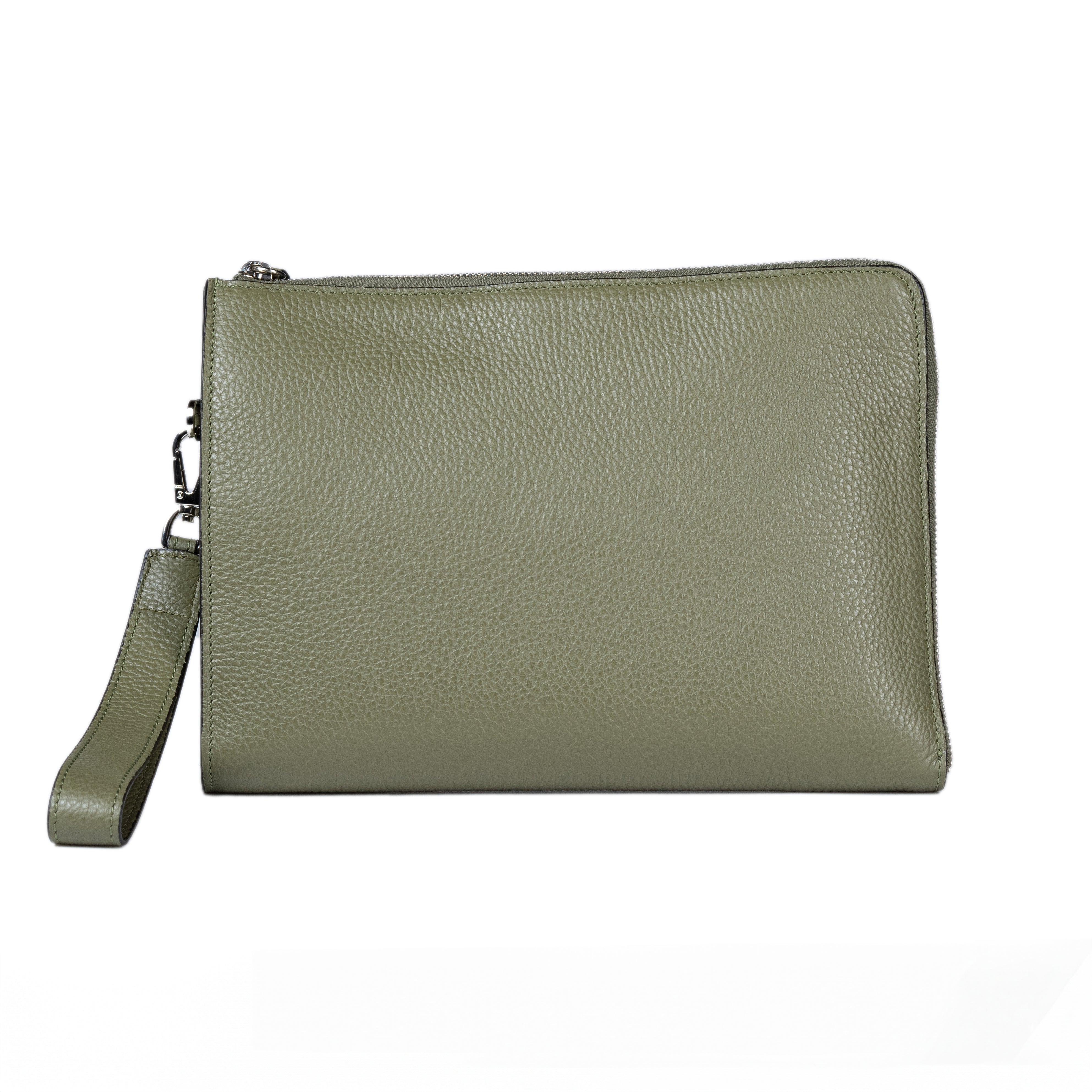 BIAGINI｜隨身手拿包 (芥末綠)