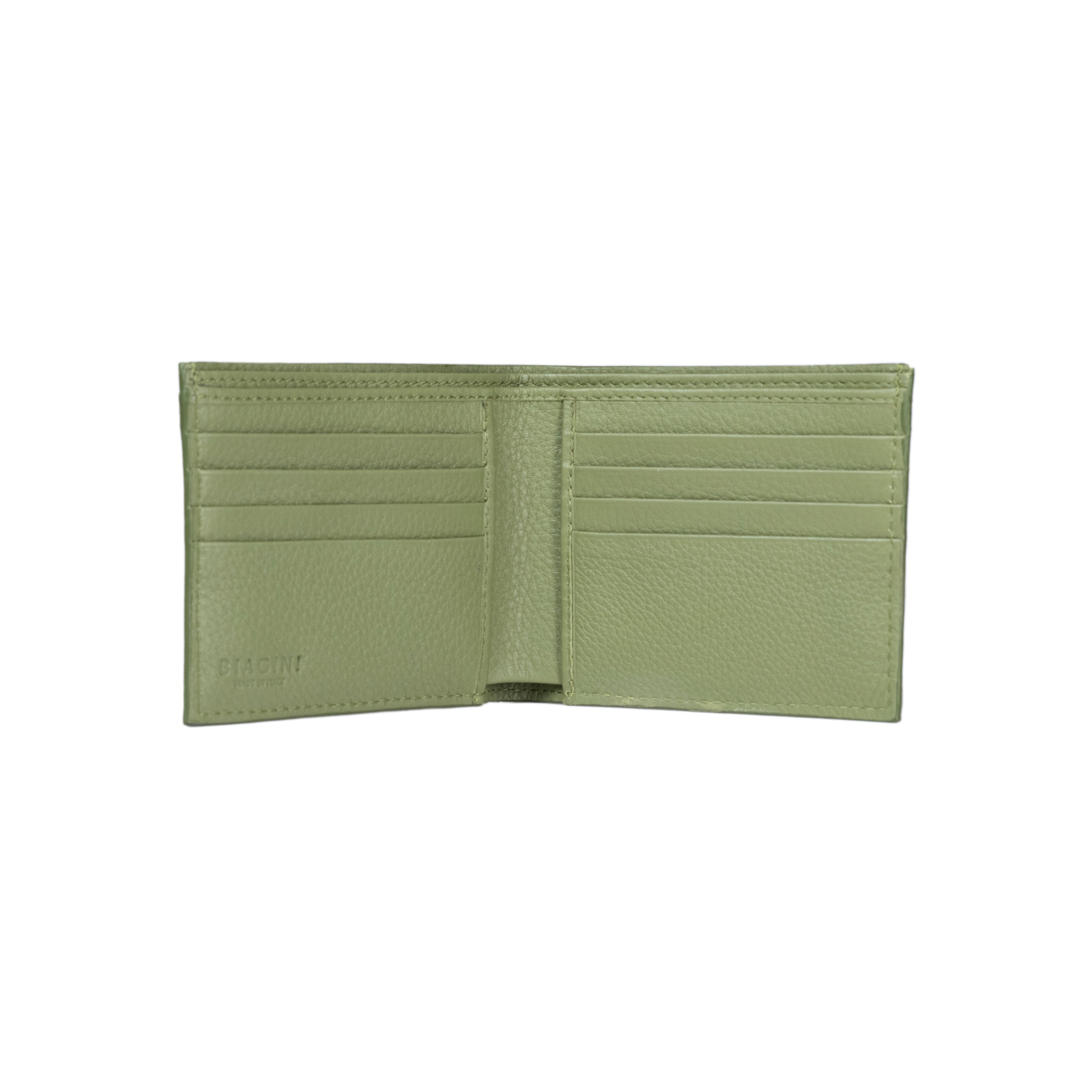 BIAGINI｜經典皮夾 (芥末綠)