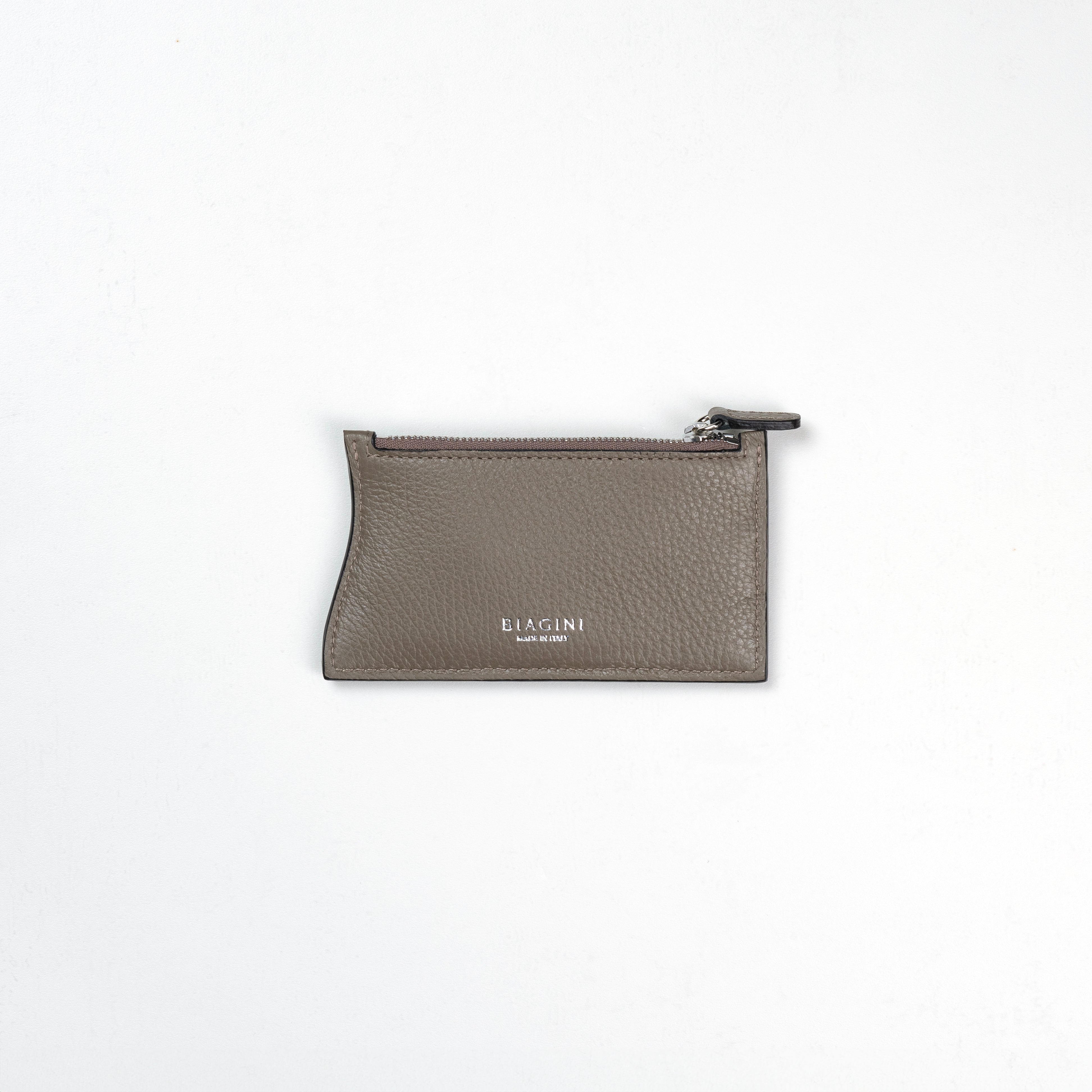 BIAGINI｜經典波浪小卡夾 (卡其棕)