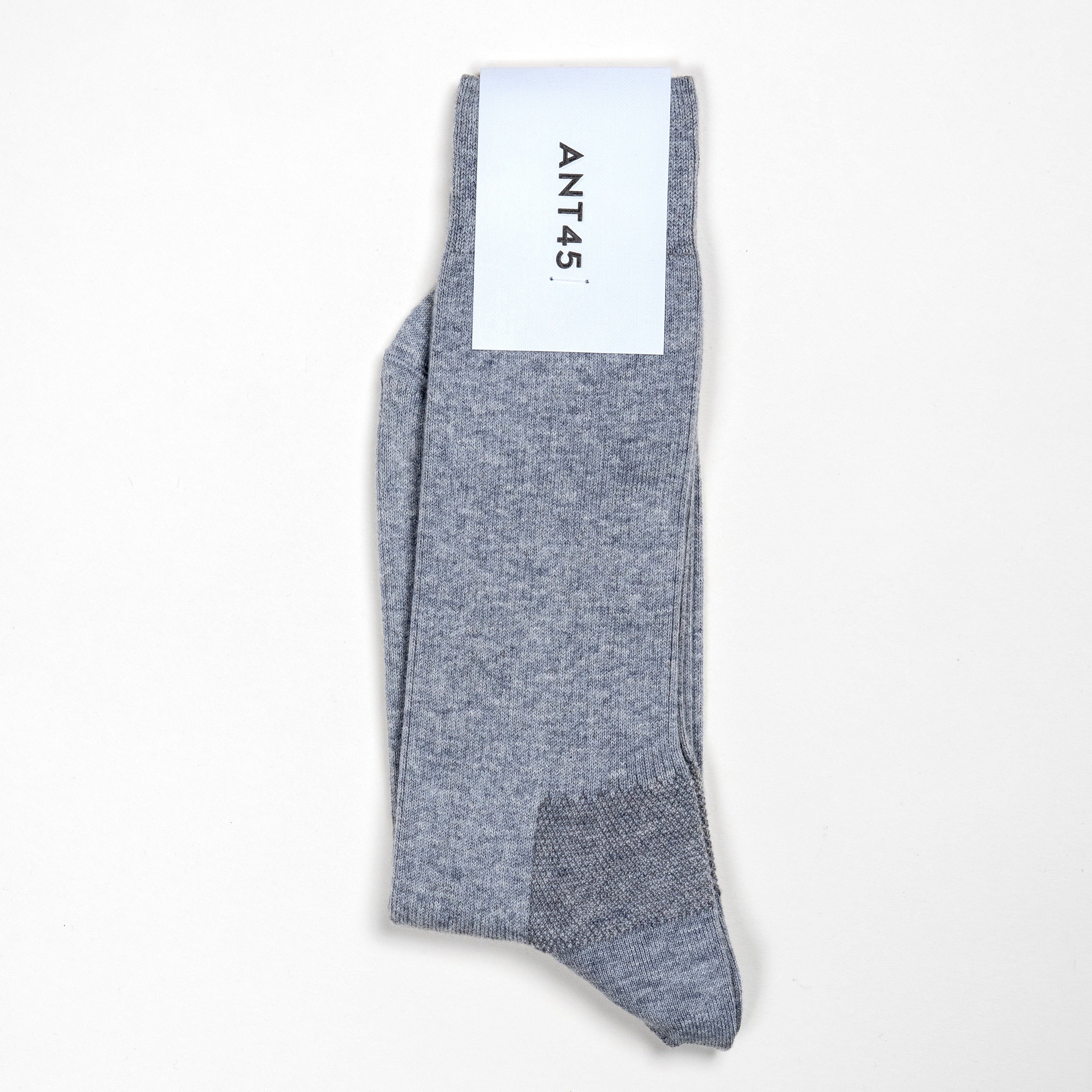 ANT45｜Burano 特級棉質中筒襪 (灰色)